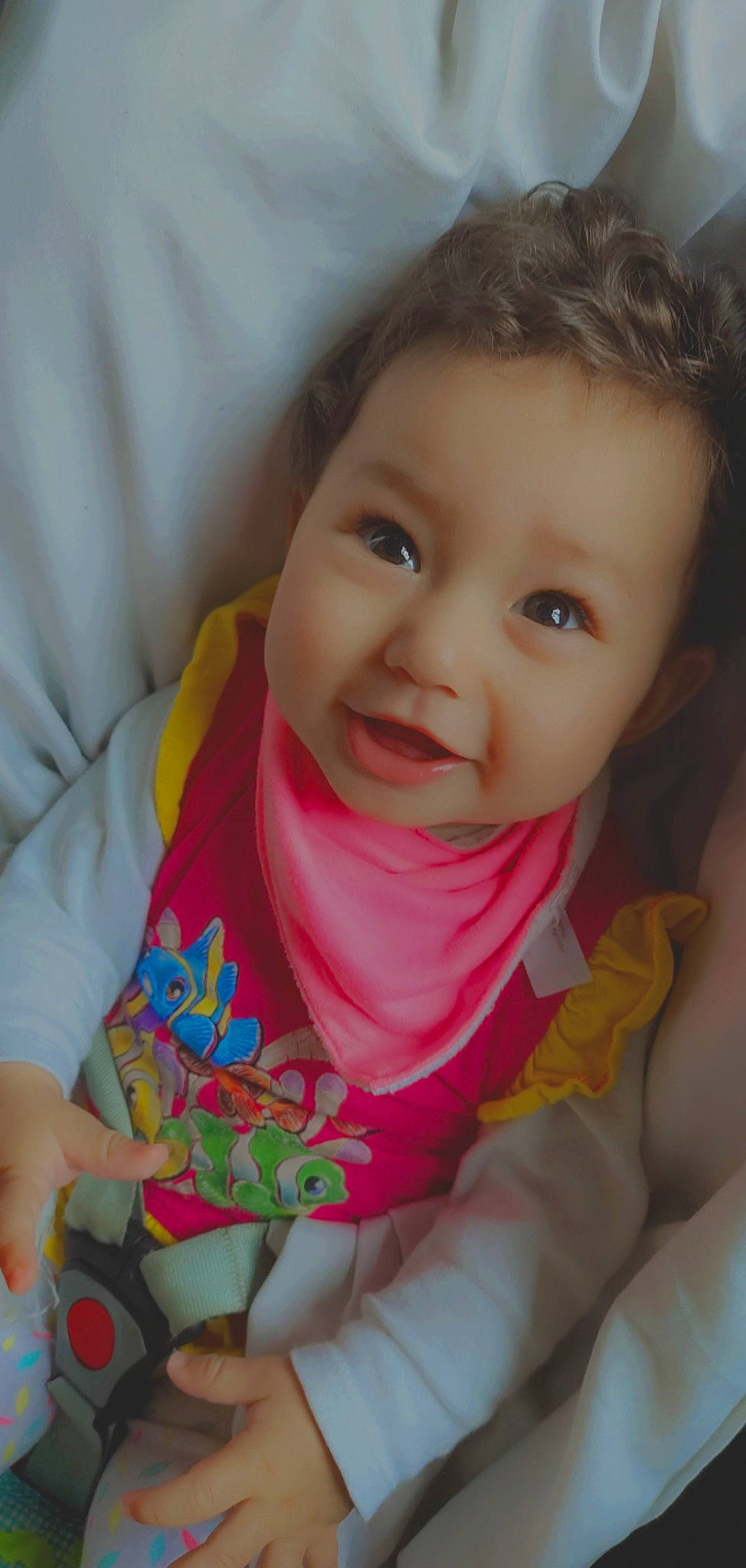 Yassmin participe au concours pour gagner de l'argent avec cette photo : baby_toddler_clothing, cheek, chin, dress, eye, eyebrow, eyelash, facial_expression, happy, head, human_body, iris, lip, mouth, neck, nose, person, skin, sleeve, smile