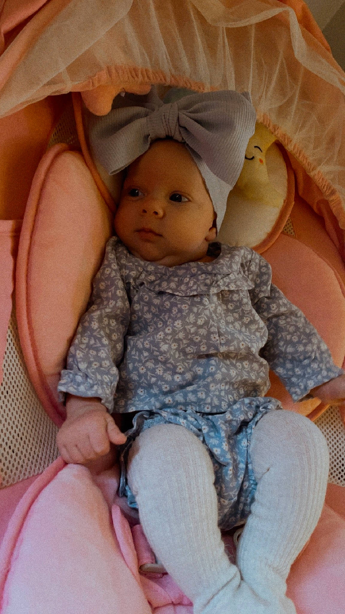 Sadie is registered to the contest to win money with this photo: baby, baby_products, baby_sleeping, baby_toddler_clothing, cheek, child, comfort, doll, eyelash, human_leg, iris, linens, person, sitting, skin, textile, thigh, thumb, toddler, toy