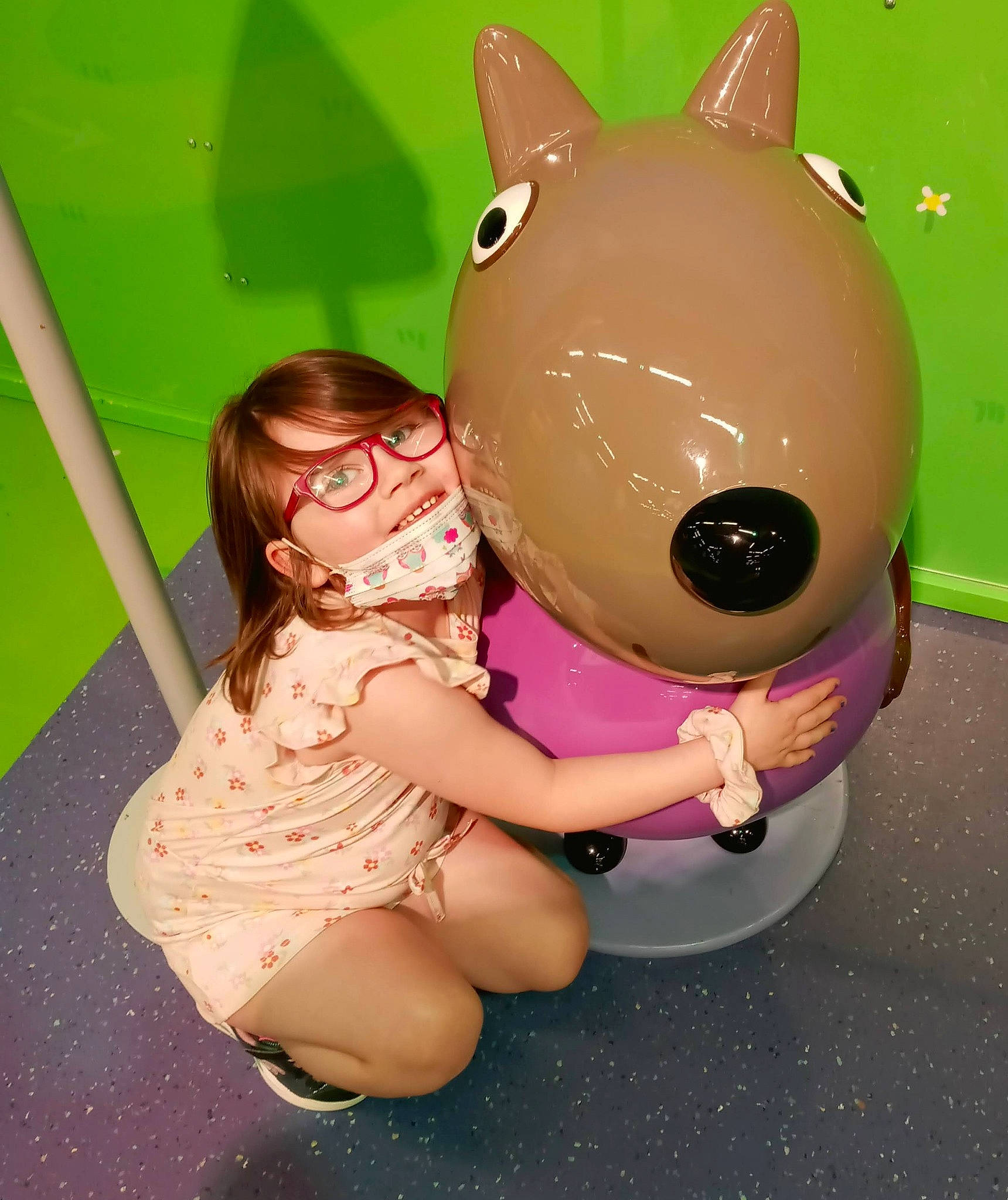 Sierra joined the competition — help win amazing prizes! animation, baby_toys, doll, fashion_accessory, fawn, felidae, fictional_character, figurine, happy, human_body, iris, magenta, person, pink, skin, snout, stuffed_toy, tail, thigh, toy