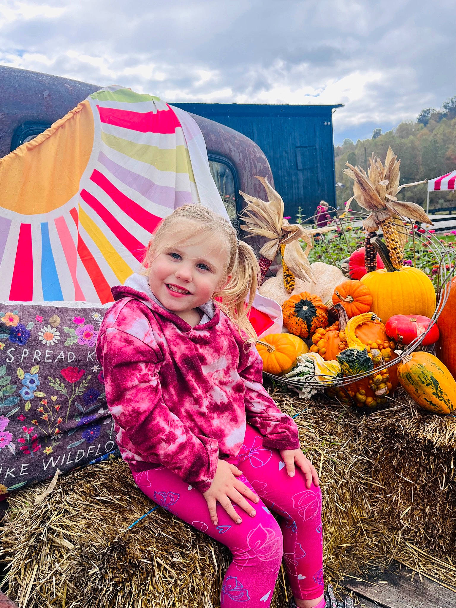 Kendall joined the competition — help win amazing prizes! boot, calabaza, child, cloud, event, fun, gourd, grass, happy, joy, leisure, natural_foods, people_in_nature, person, pumpkin, sky, smile, toddler, tree, vegetable