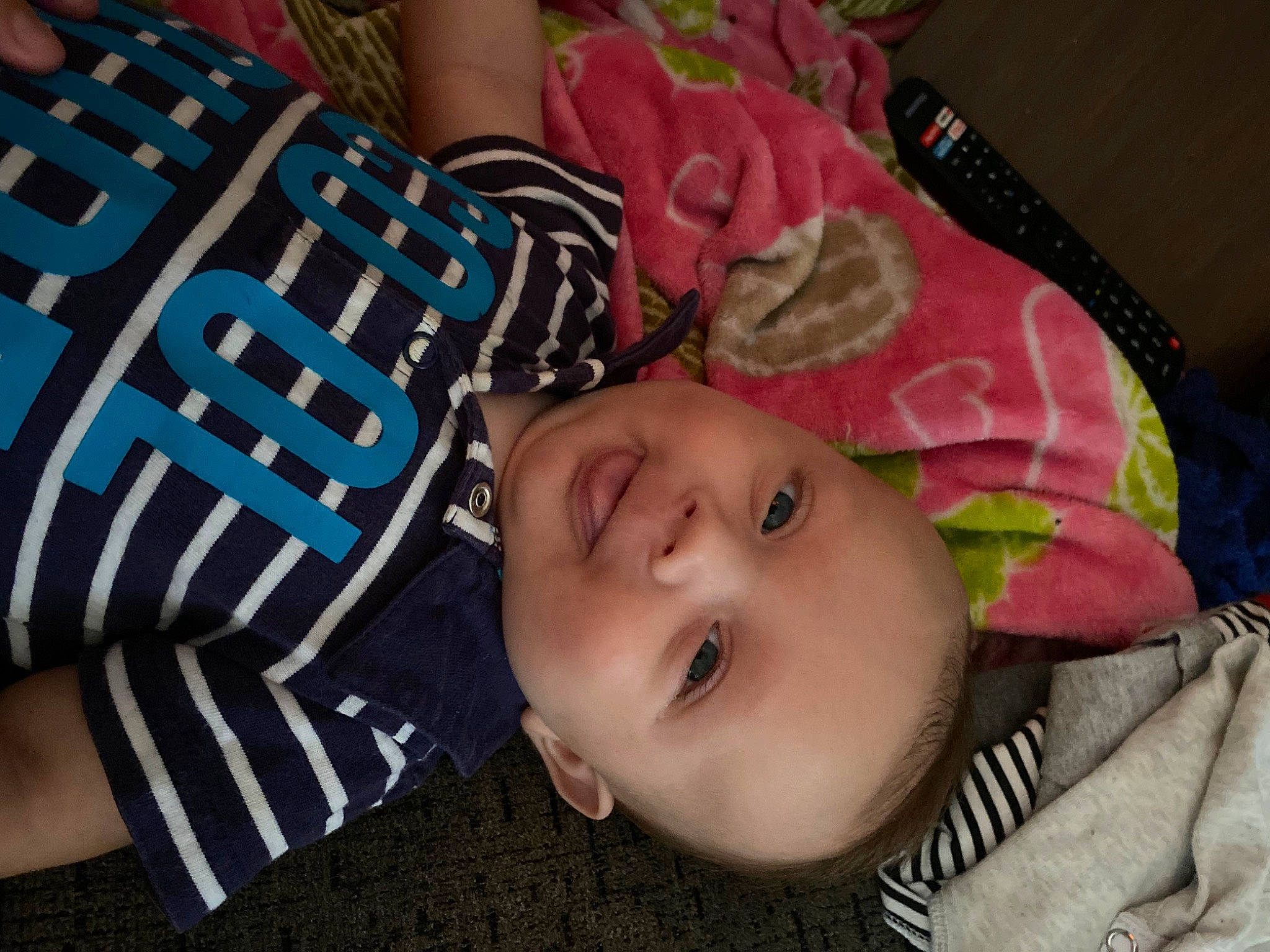 Levi joined the competition — help win amazing prizes! baby, baby_toddler_clothing, cheek, child, comfort, eye, eyelash, fun, grass, happy, head, nose, pattern, person, room, skin, smile, toddler, tree