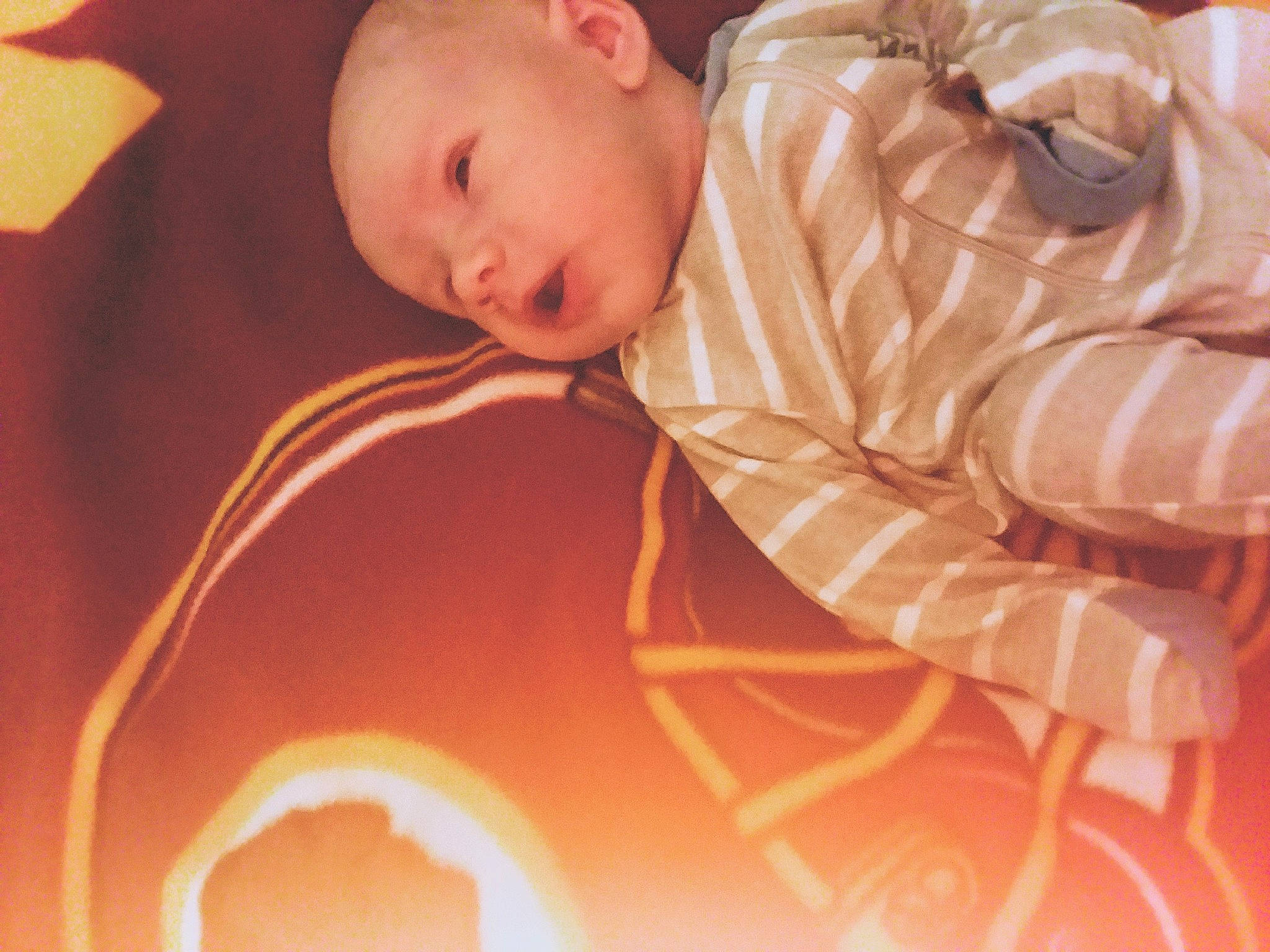 Jasper joined the competition — help win amazing prizes! baby, baby_sleeping, child, ear, eye, fawn, head, mouth, neck, nose, orange, person, skin, sleep, toddler