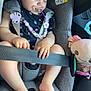 Roxane participe au concours pour gagner de l'argent avec cette photo : baby, car_seat, child, child_safety, clothing, cute, face, foot, hair, hand, infant, nap, pacifier, plush_toy, resting, seatbelt, sleeping, toddler, toy, vehicle_interior