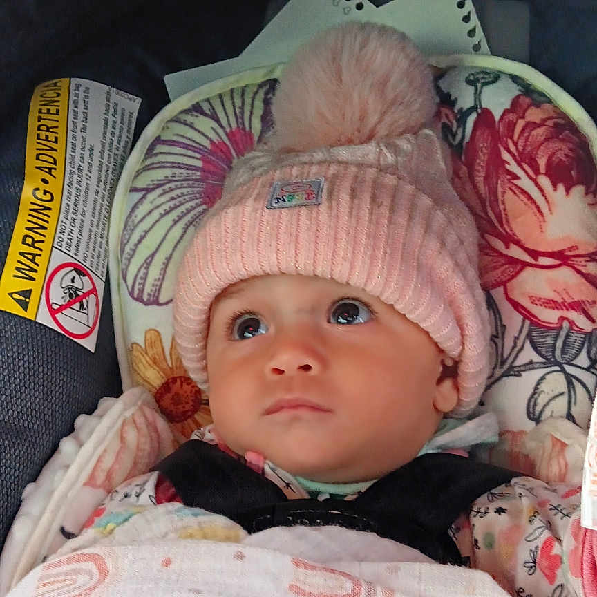 Avianna Mae is registered to the contest to win money with this photo: baby, bed, blanket, bonnet, cap, clothing, crib, cushion, face, furniture, glove, hat, head, homedecor, infantbed, newborn, person, photography, portrait, sleeping