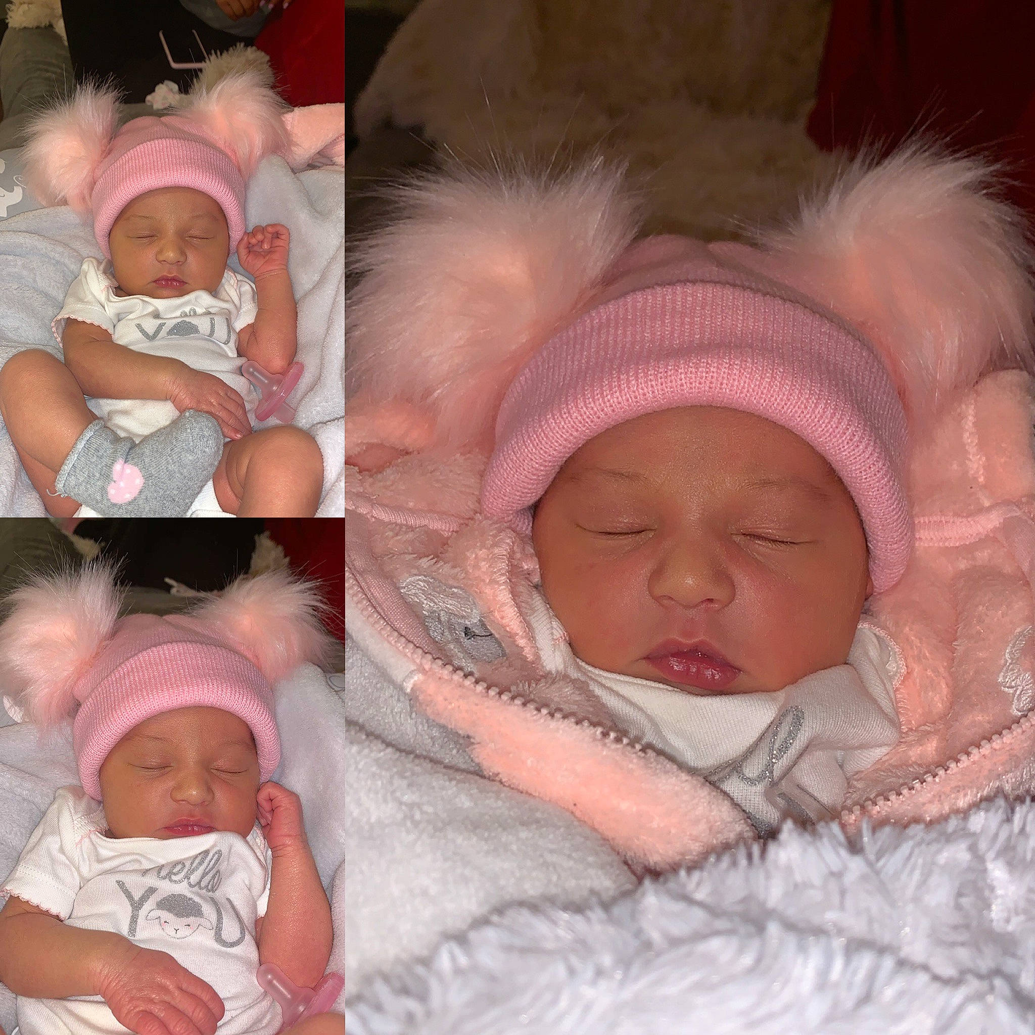 Echo is registered to the contest to win money with this photo: bedtime, cheek, child, childbirth, ear, face, finger, girl, head, headwear, infant, iris, lip, mouth, nap, nose, person, pink, product, skin