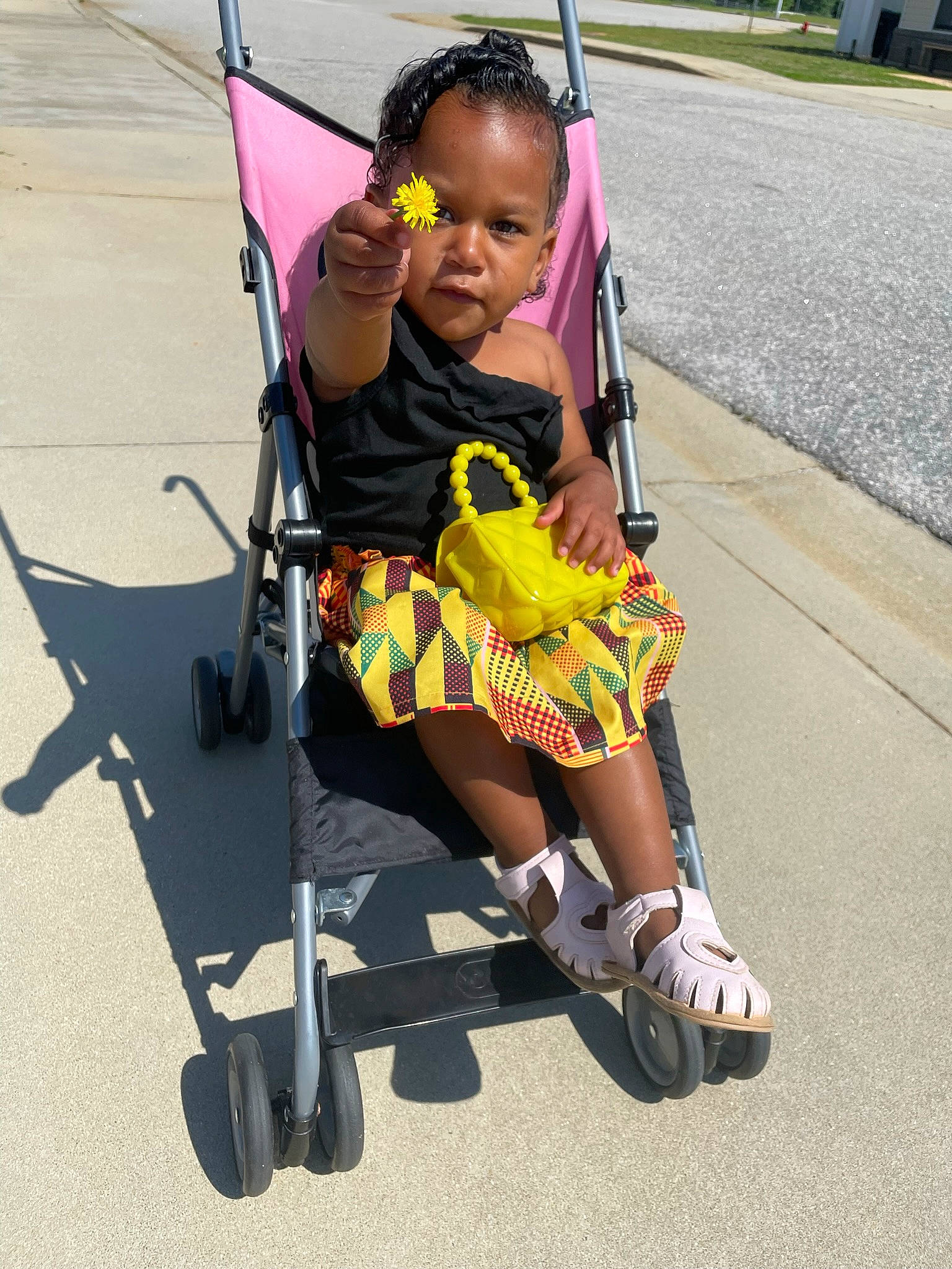 Reina joined the competition — help win amazing prizes! asphalt, baby_carriage, baby_products, boot, child, costume, event, eyewear, fashion_accessory, fun, grass, happy, jewellery, leisure, person, recreation, road, sitting, toddler, toy