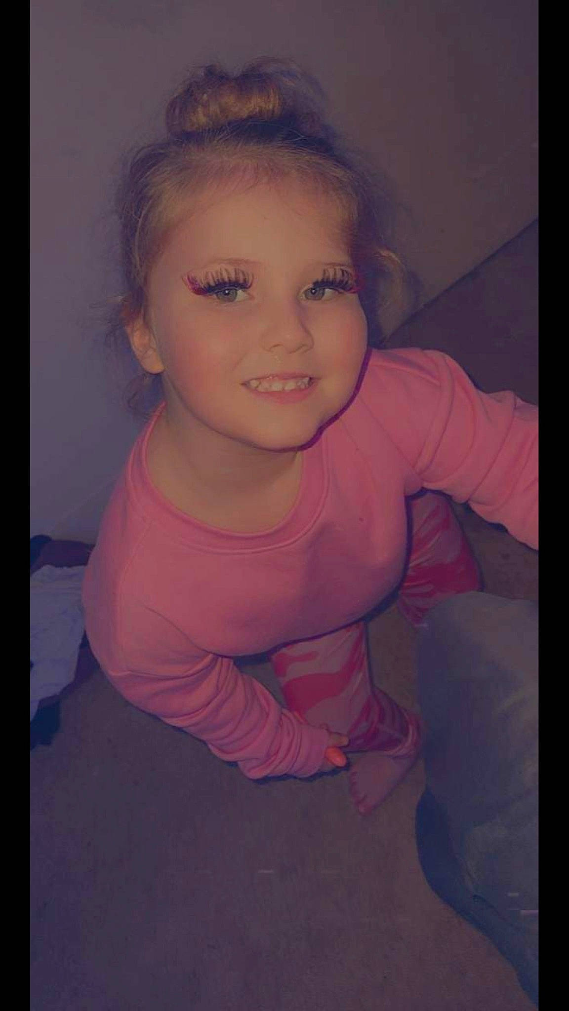 Brynlee is registered to the contest to win money with this photo: baby_toddler_clothing, cheek, chest, cool, eyebrow, eyelash, facial_expression, flash_photography, forehead, fun, happy, iris, joy, lip, magenta, nose, person, pink, sleeve, smile