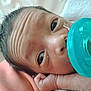 baby, newborn, pacifier, face, hand, skin, infant, closeup, sleeping, blanket, cute, child, small, resting, portrait, human, newborn_baby, soft, indoors, peaceful