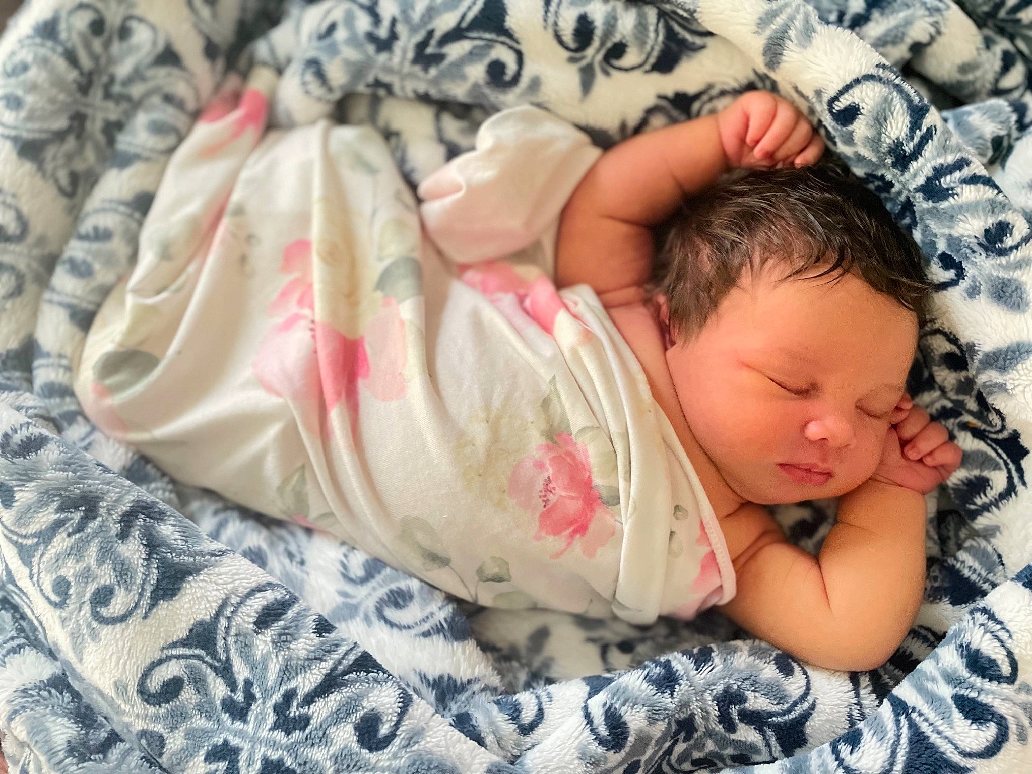 Jersey is registered to the contest to win money with this photo: art, baby, baby_products, baby_sleeping, baby_toddler_clothing, bed, bedding, bedtime, cheek, child, comfort, happy, linens, nap, pattern, person, room, skin, sleep, textile