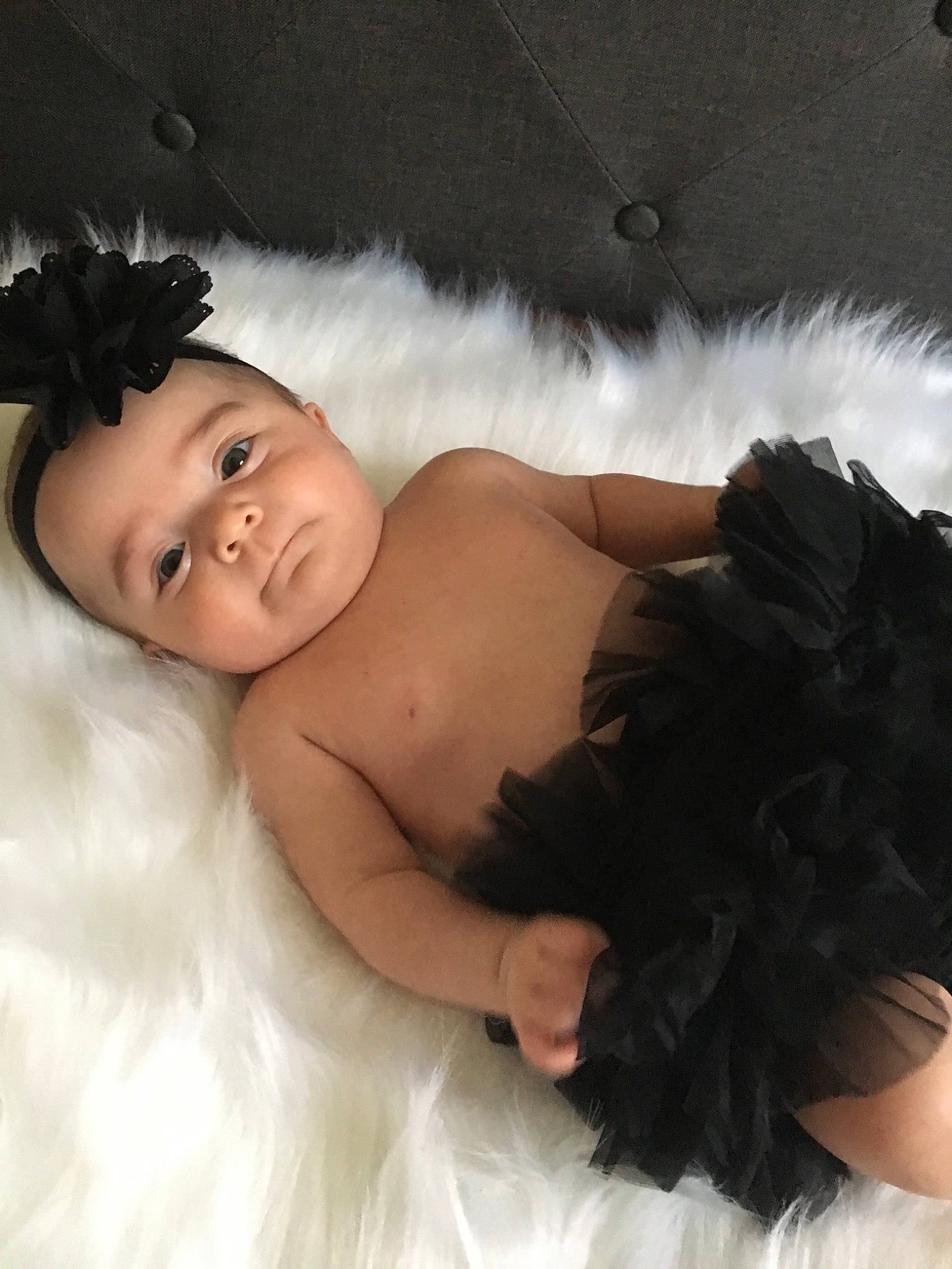 Julia joined the competition — help win amazing prizes! baby, beauty, black_hair, child, fur, hair, hair_accessory, lady, long_hair, model, person, photo_shoot, photography, skin, smile, textile