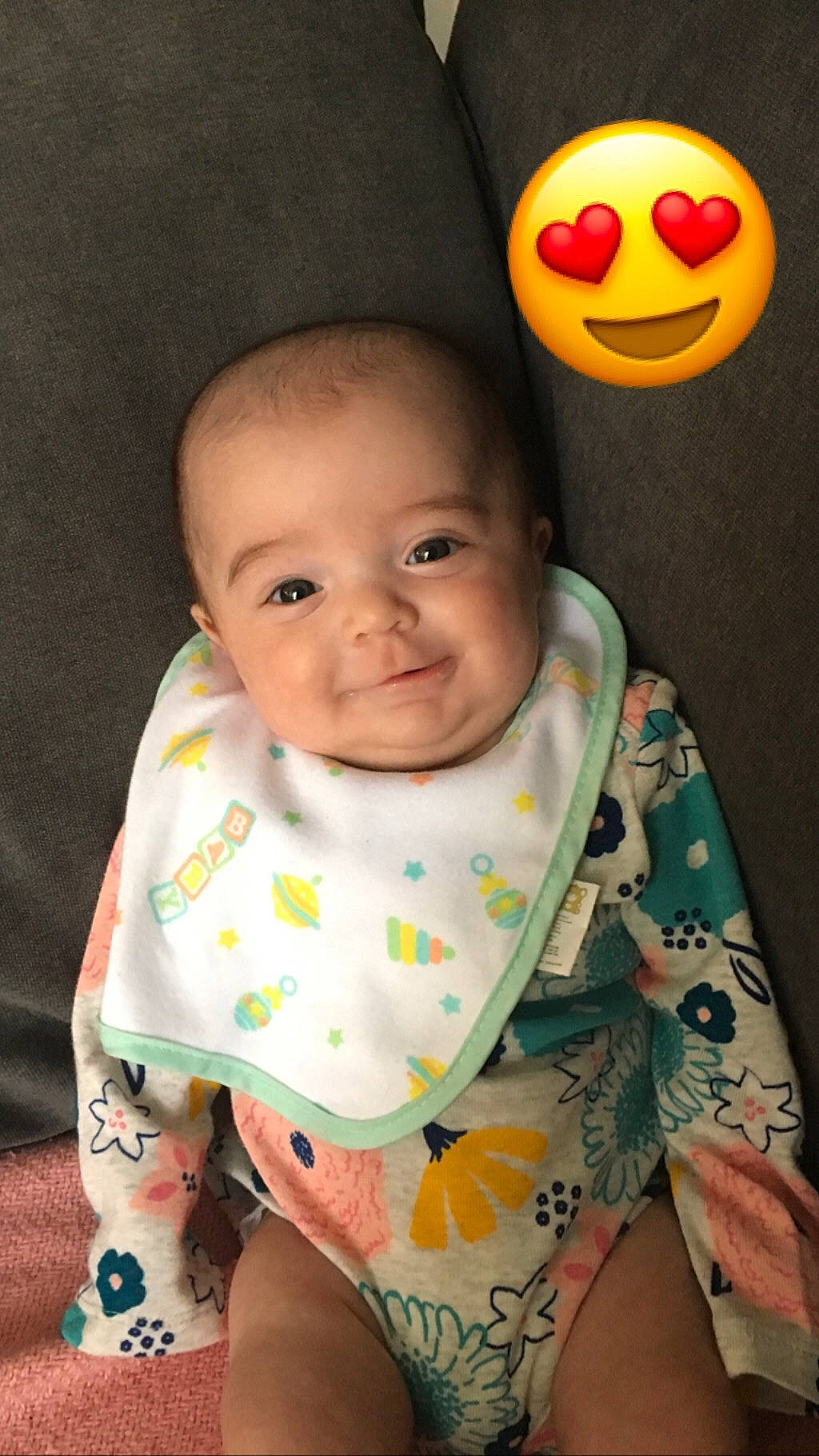 Julia joined the competition — help win amazing prizes! baby, baby_toddler_clothing, baby_toys, cheek, child, face, head, joy, person, skin, sleeve, smile, textile, toddler, yellow