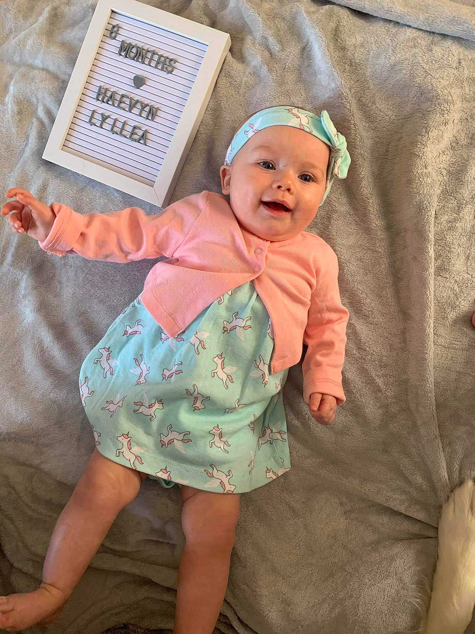 Haevyn joined the competition — help win amazing prizes! baby, baby_toddler_clothing, child, headwear, pattern, person, toddler