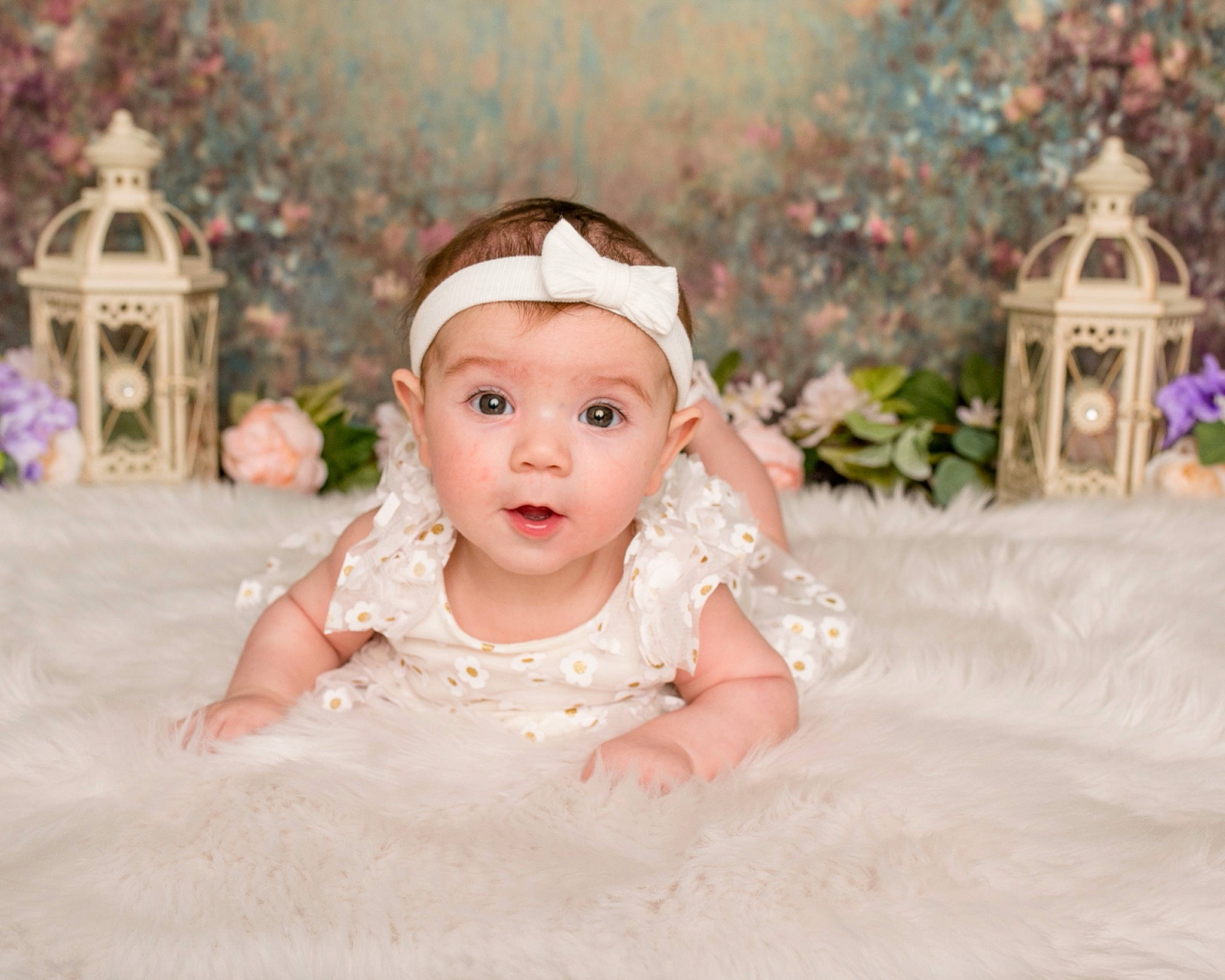 Joey joined the competition — help win amazing prizes! baby, baby_toddler_clothing, embellishment, event, face, flash_photography, flooring, fun, grass, hair_accessory, happy, headpiece, headwear, iris, jewellery, leisure, person, petal, pink, plant