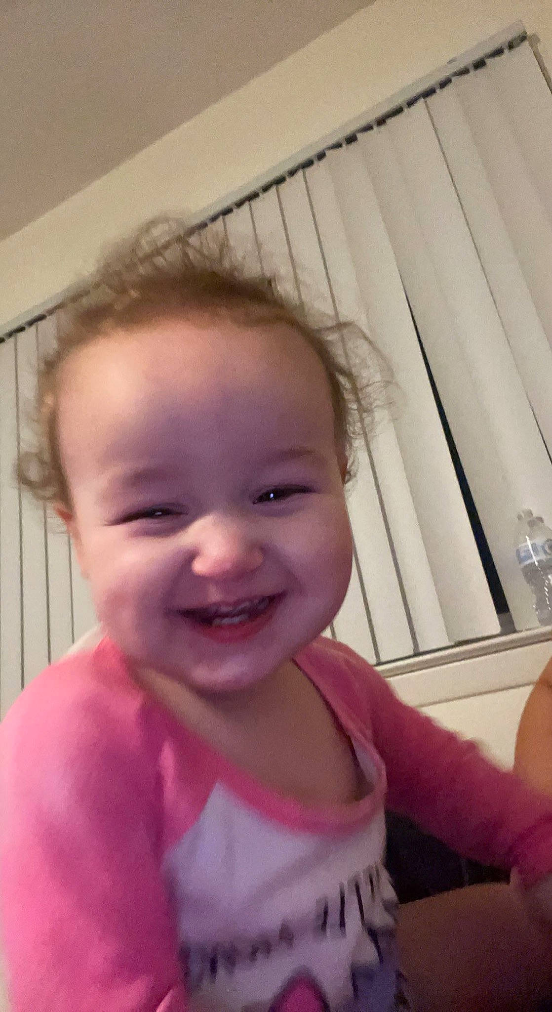 Ilyana is registered to the contest to win money with this photo: arm, baby, cheek, chin, eye, eyebrow, eyelash, hair, jaw, joy, lip, mouth, muscle, neck, nose, person, shoulder, skin, sleeve, smile