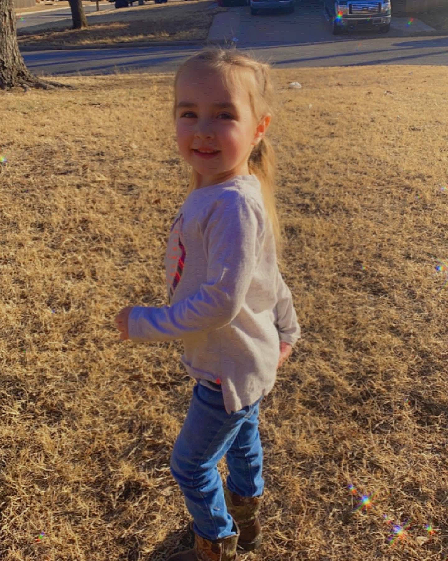 Shyann joined the competition — help win amazing prizes! asphalt, beauty, blond, child, face, fun, grass, hairstyle, happy, head, joy, people_in_nature, person, recreation, sand, sleeve, smile, soil, summer, t_shirt