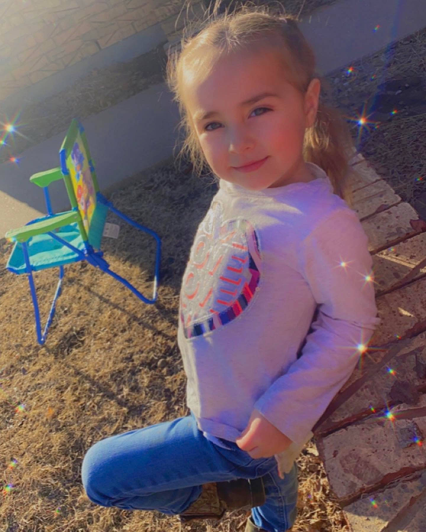 Shyann joined the competition — help win amazing prizes! baby_toddler_clothing, blond, chair, electric_blue, fun, grass, hair, happy, head, joy, leaf, leg, leisure, people_in_nature, person, sand, sitting, smile, standing, sunlight
