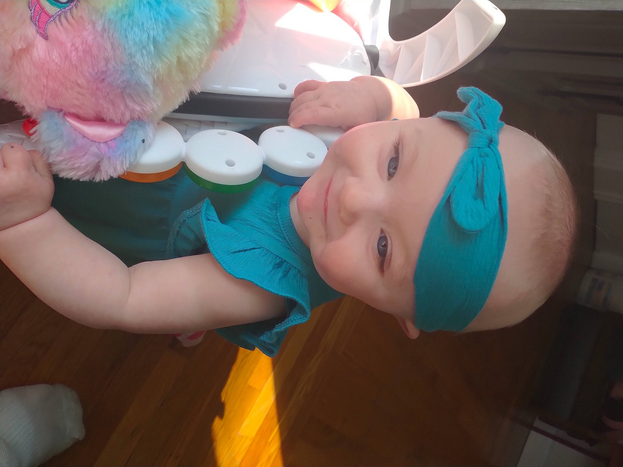 Rowynn joined the competition — help win amazing prizes! aqua, azure, cap, child, facial_expression, fun, gesture, happy, hat, headgear, headwear, joy, mouth, nose, person, pink, plastic, skin, smile, stuffed_toy