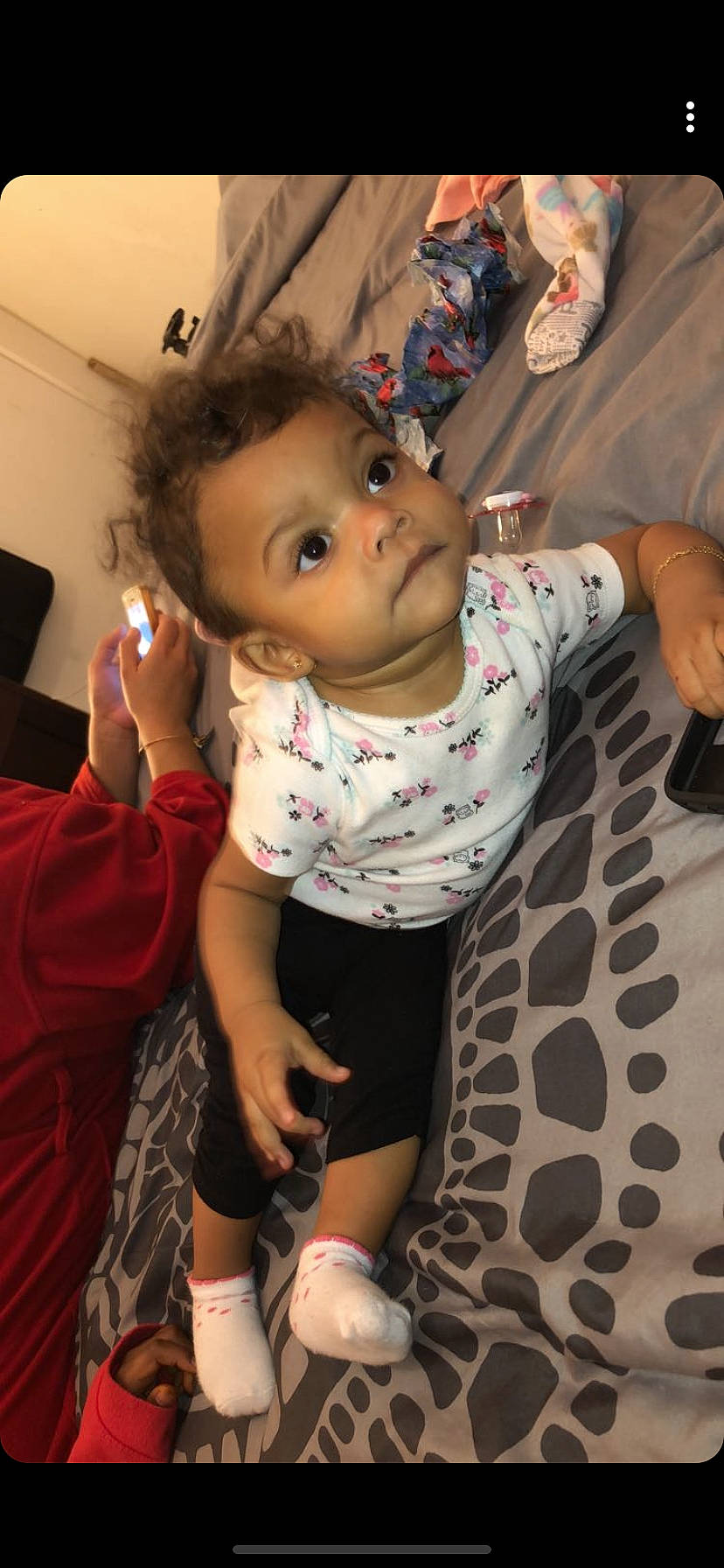 Aleyah joined the competition — help win amazing prizes! arm, baby, cheek, child, ear, eye, head, iris, leg, person, skin, toddler