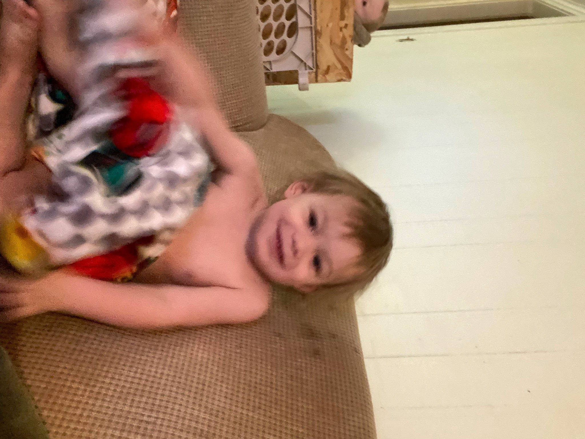 Tanner joined the competition — help win amazing prizes! abdomen, baby, chest, child, comfort, flooring, fun, happy, hardwood, human_body, human_leg, joy, lap, mouth, person, room, smile, thigh, thumb, toddler
