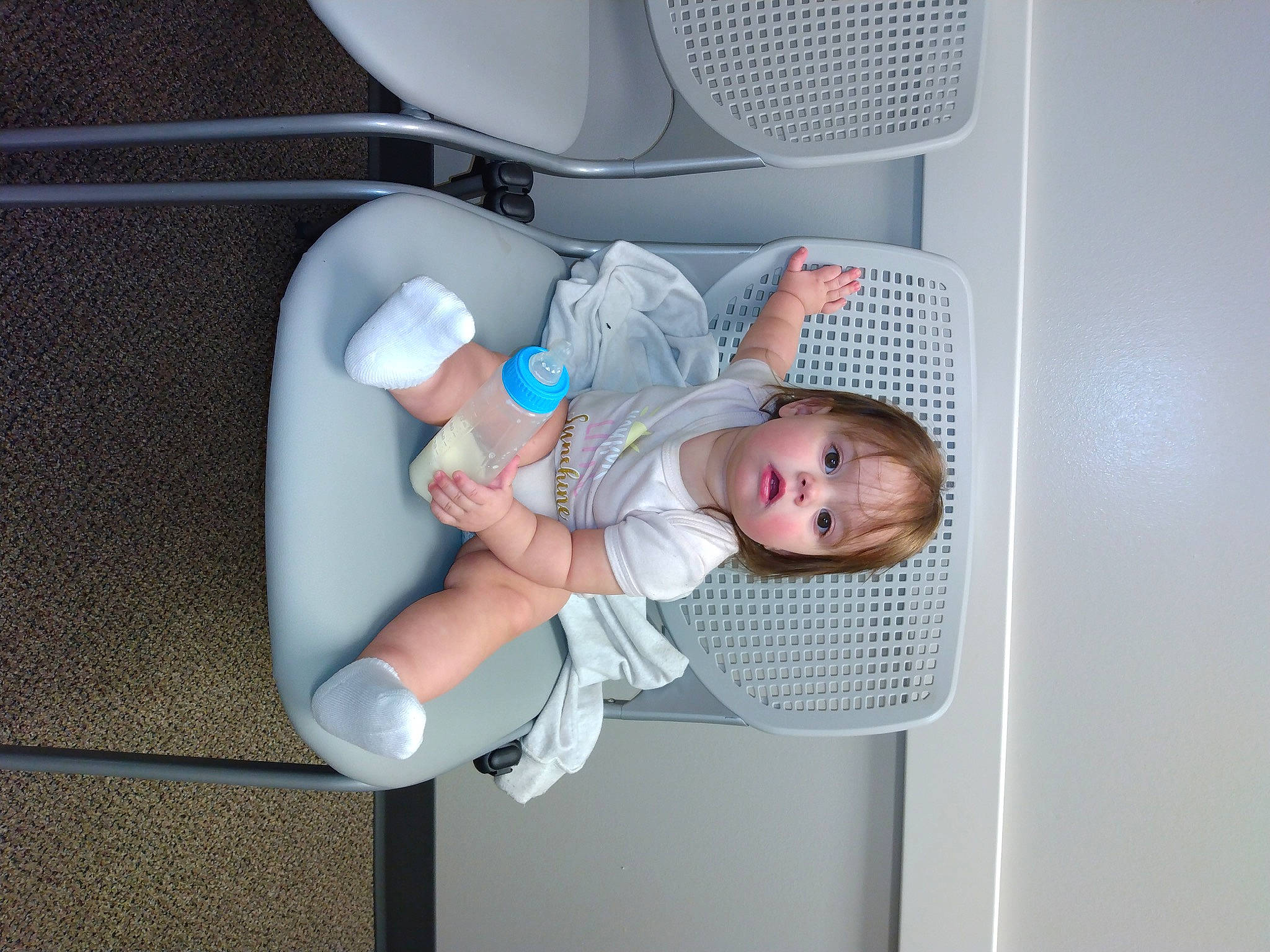 Marrisa joined the competition — help win amazing prizes! audio_equipment, auto_part, baby, baby_products, baby_safety, baby_toddler_clothing, car_seat, chair, child, comfort, fun, person, product, room, surprise, toddler, vehicle_door