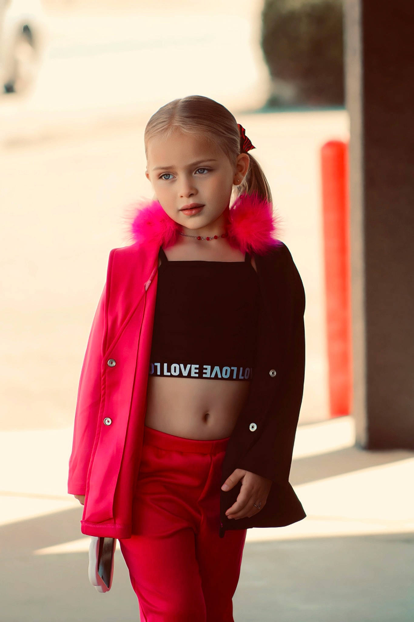 Alize joined the competition — help win amazing prizes! abdomen, belt, black_hair, blazer, collar, fashion, fashion_design, fashion_model, formal_wear, jewellery, knee, long_hair, magenta, neck, person, sleeve, sportswear, t_shirt, thigh, trunk