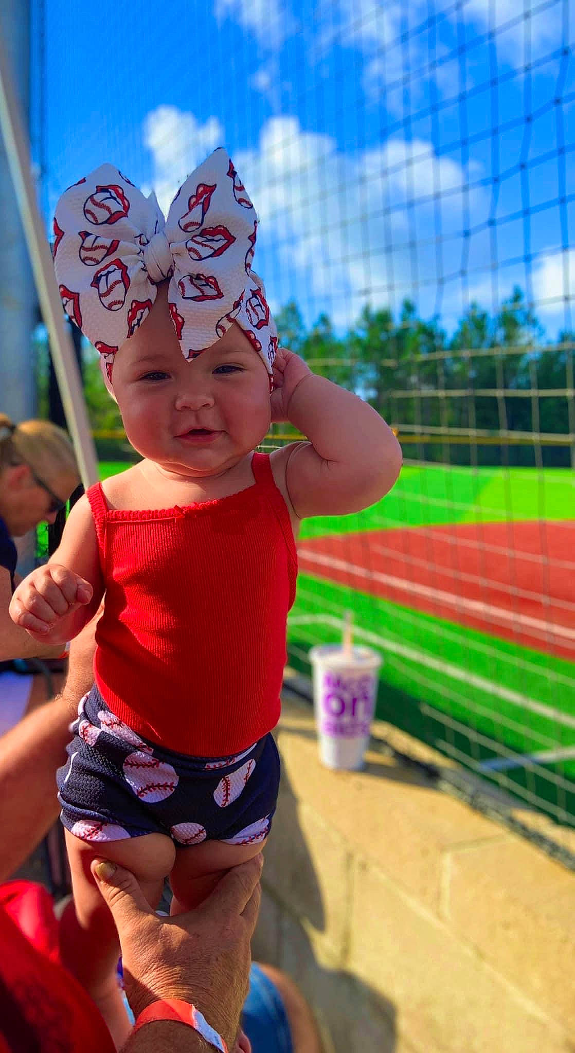 Remi joined the competition — help win amazing prizes! cap, child, endurance_sports, fun, happy, headgear, headwear, leisure, person, personal_protective_equipment, pink, play, recreation, summer, toddler, vacation, world