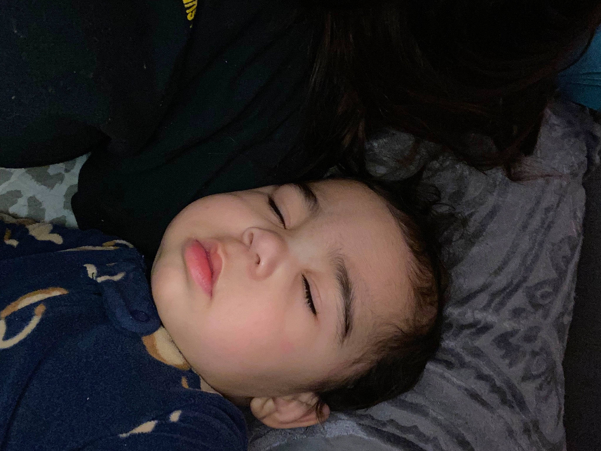 Kaison is registered to the contest to win money with this photo: baby, bedtime, cheek, child, comfort, darkness, ear, eyelash, flash_photography, fun, happy, iris, jaw, lip, nap, nose, person, portrait_photography, sleep, toddler