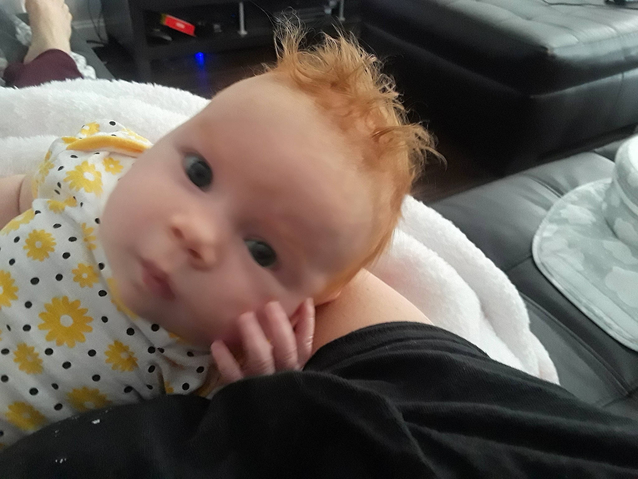 Emmersyn joined the competition — help win amazing prizes! baby, cheek, child, ear, eye, face, head, mouth, nap, nose, person, skin, toddler