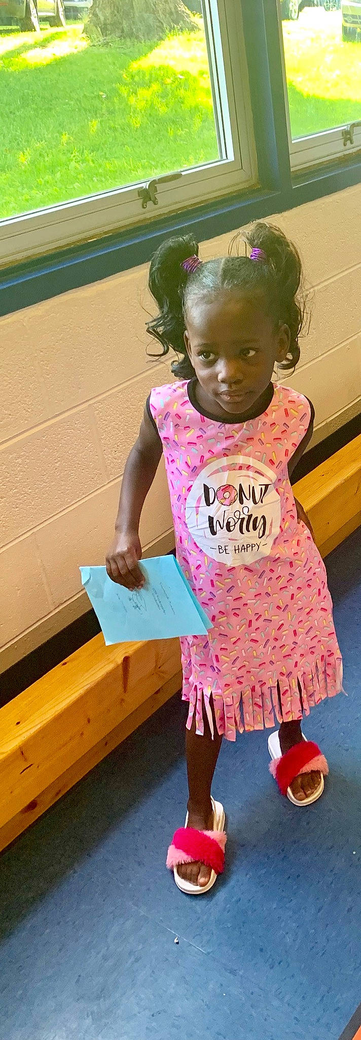 Starr is registered to the contest to win money with this photo: child, child_model, person, pink, play, toddler