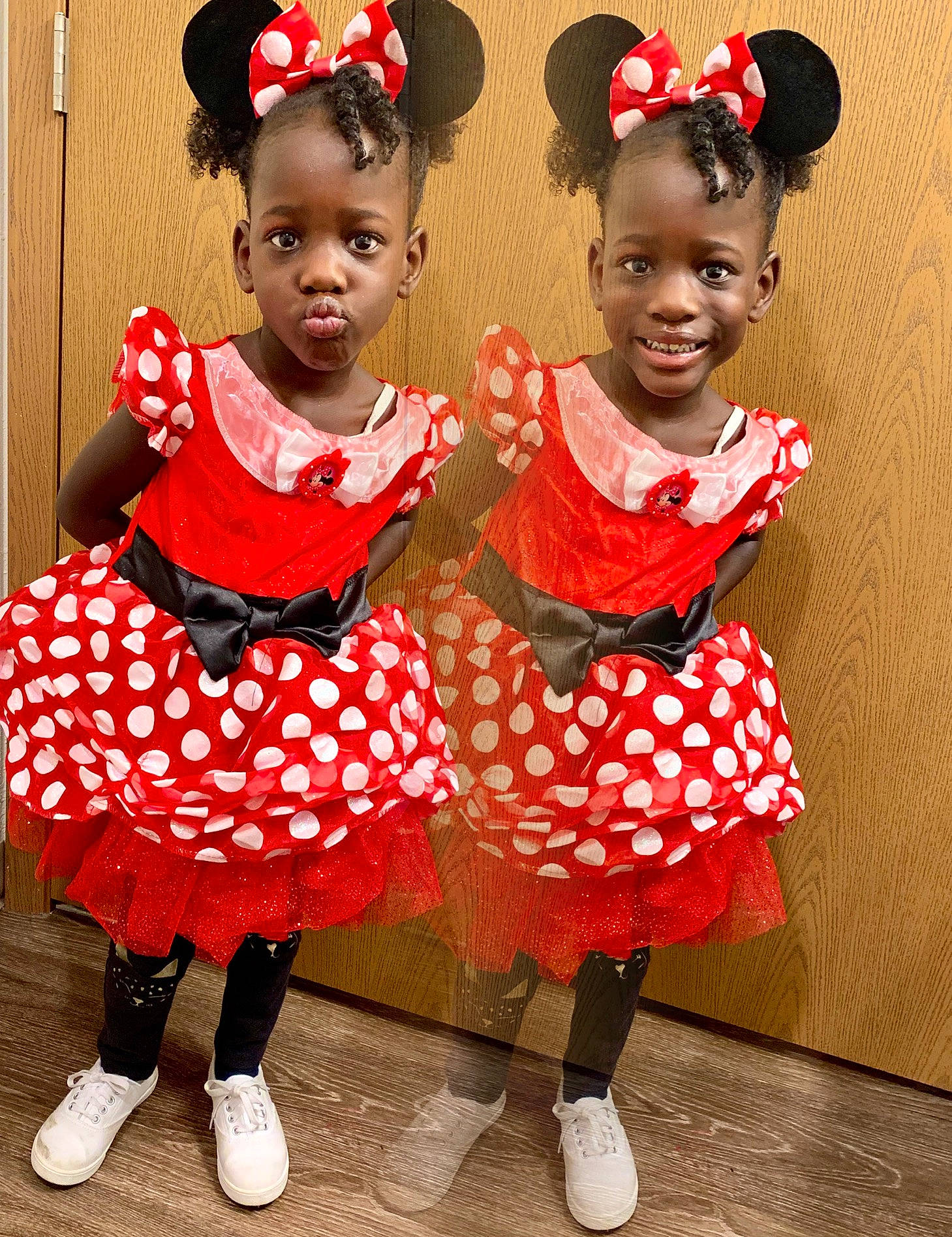 Starr is registered to the contest to win money with this photo: child, child_model, costume, dance, dancer, dress, event, joy, pattern, person, polka_dot, red, toddler