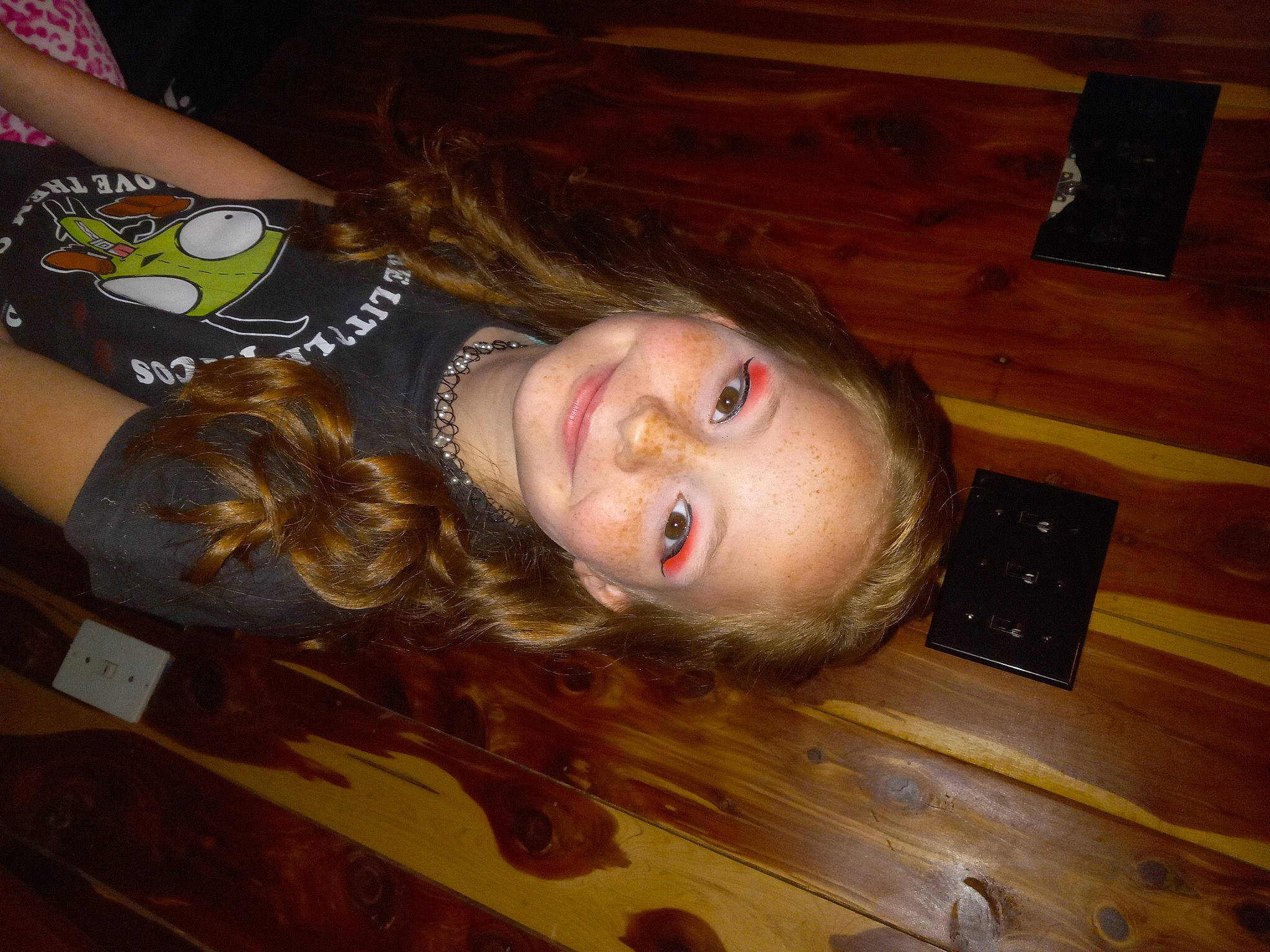 Emily Myjesta is registered to the contest to win money with this photo: brown_hair, cheek, child, eyelash, flash_photography, flooring, fun, happy, hardwood, joy, person, plywood, room, smile, throat, varnish, wood, wood_stain