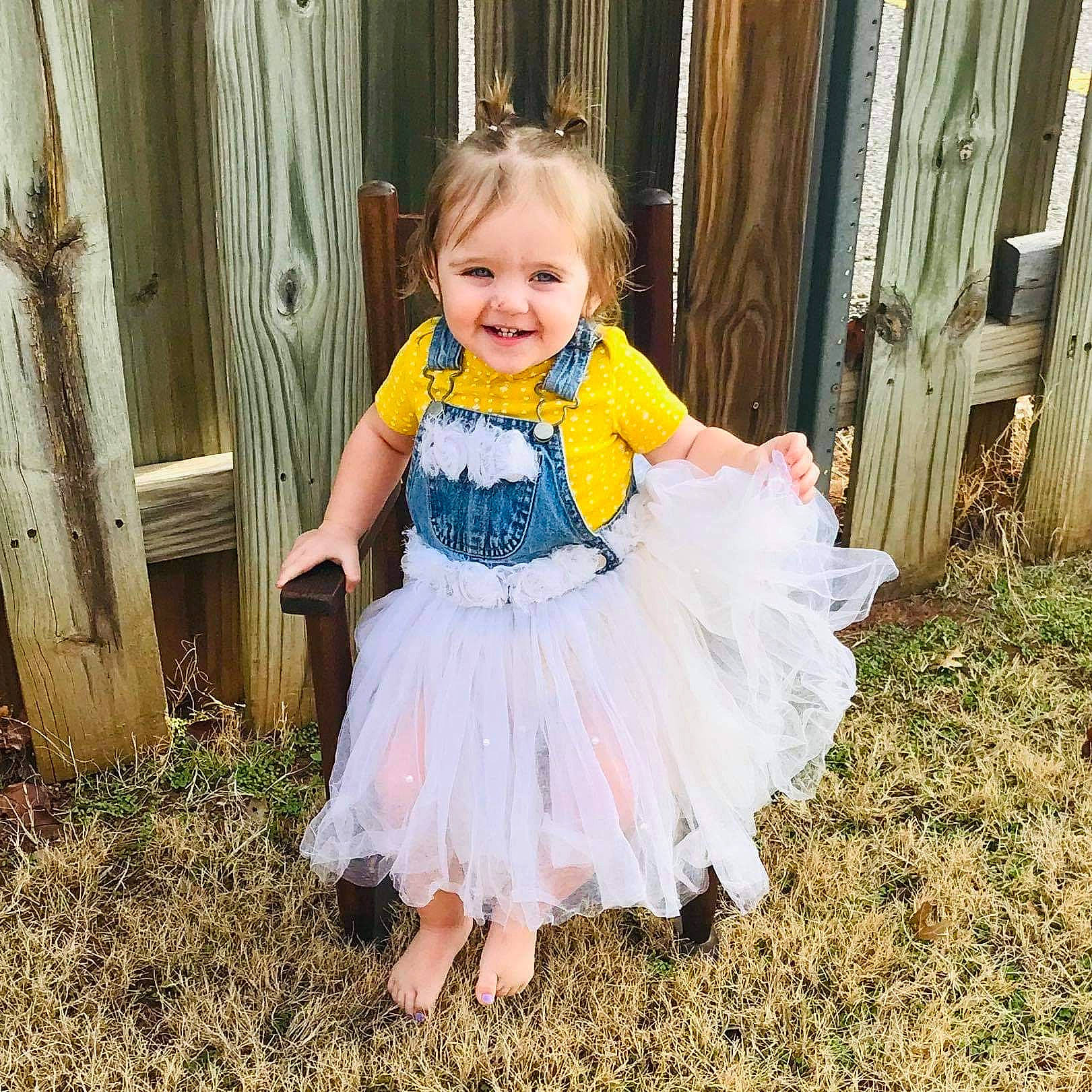 Journie joined the competition — help win amazing prizes! baby_toddler_clothing, child, clothing, costume, dress, joy, person, smile, toddler