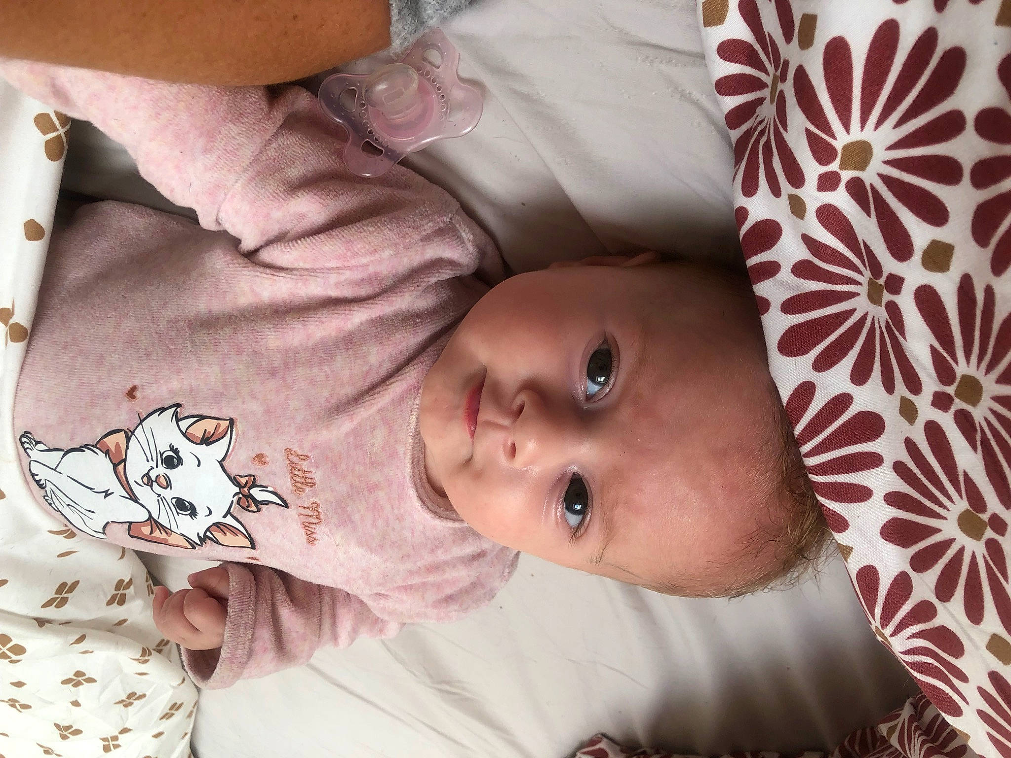 Jade participe au concours pour gagner de l'argent avec cette photo : baby, baby_toddler_clothing, cheek, ear, eye, eyelash, facial_expression, hairstyle, head, human, iris, lip, mouth, nose, organ, person, skin, sleeve, textile, vertebrate