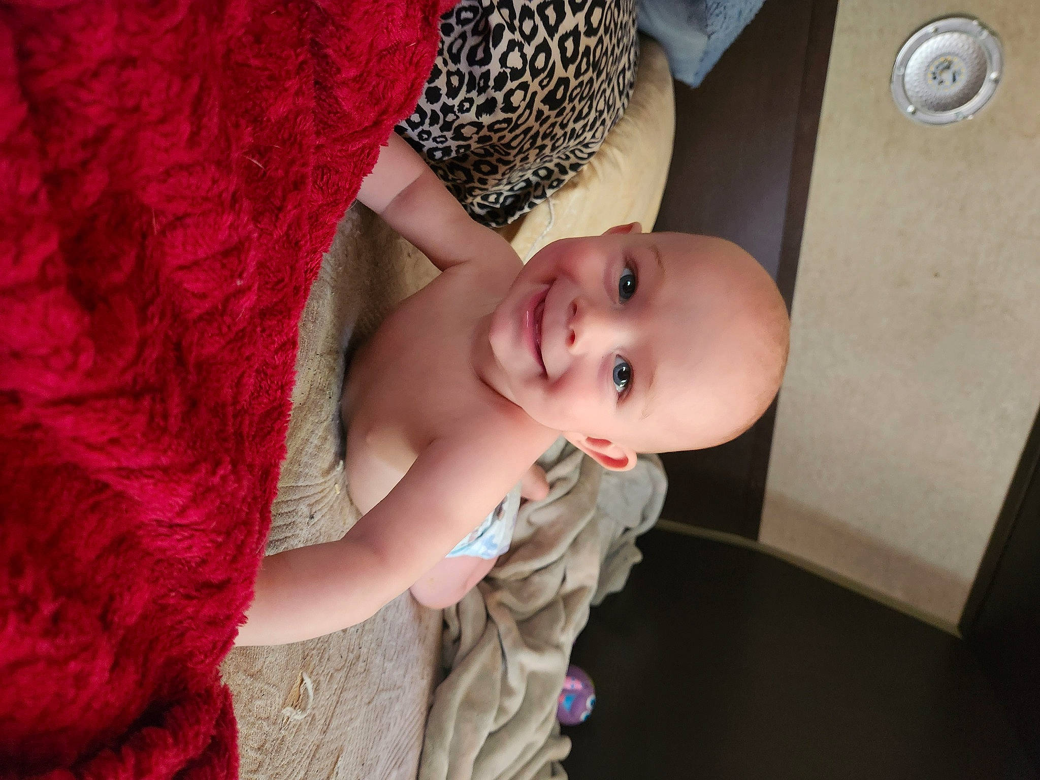 Colton joined the competition — help win amazing prizes! baby, baby_products, baby_toddler_clothing, child, comfort, dress, event, finger, flash_photography, fun, happy, human_body, iris, joy, lip, mouth, pattern, person, pink, skin