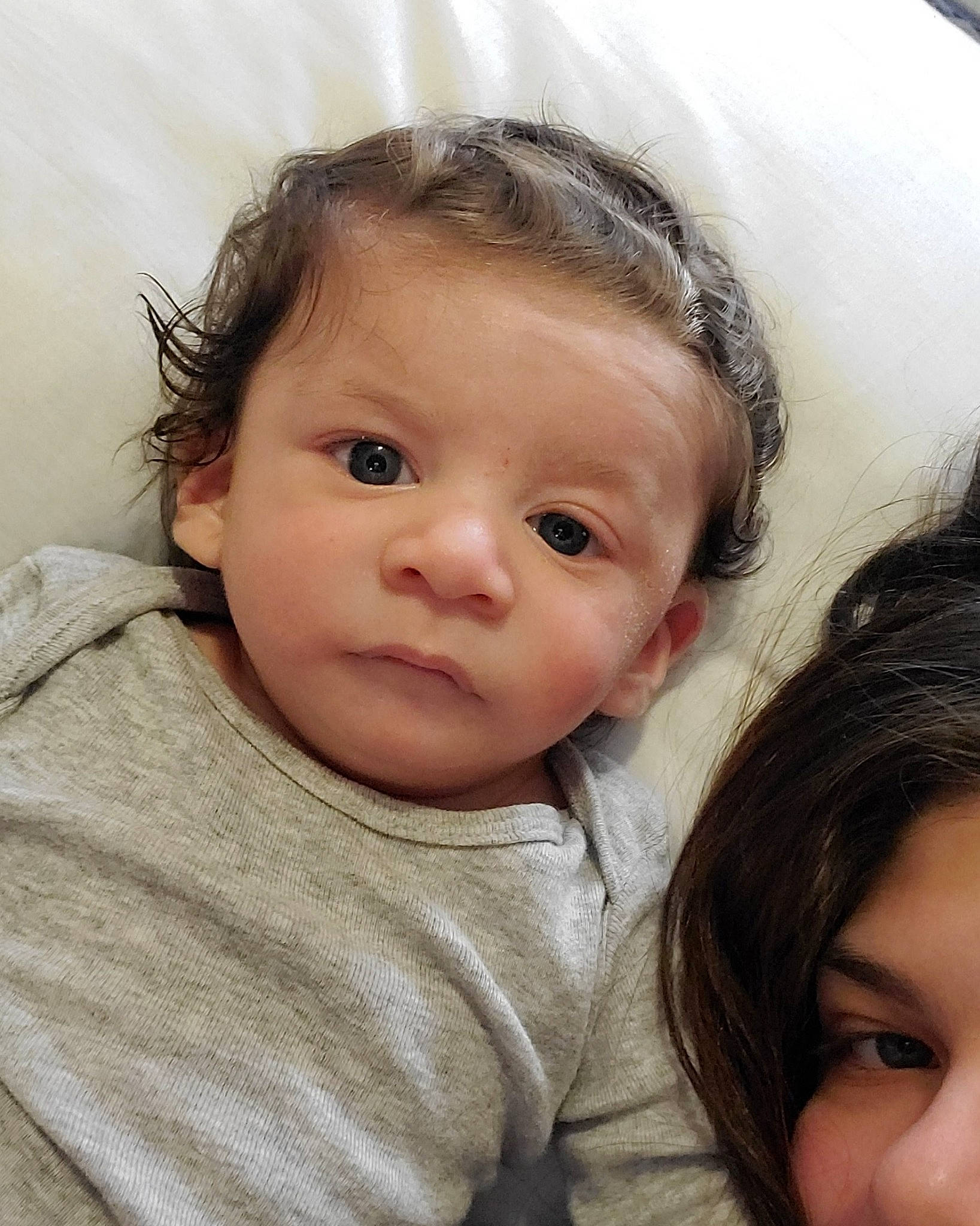 Achilles joined the competition — help win amazing prizes! baby, brown_hair, cheek, child, chin, close_up, ear, eye, eyebrow, face, forehead, hair, head, iris, lip, mouth, nose, person, skin, smile