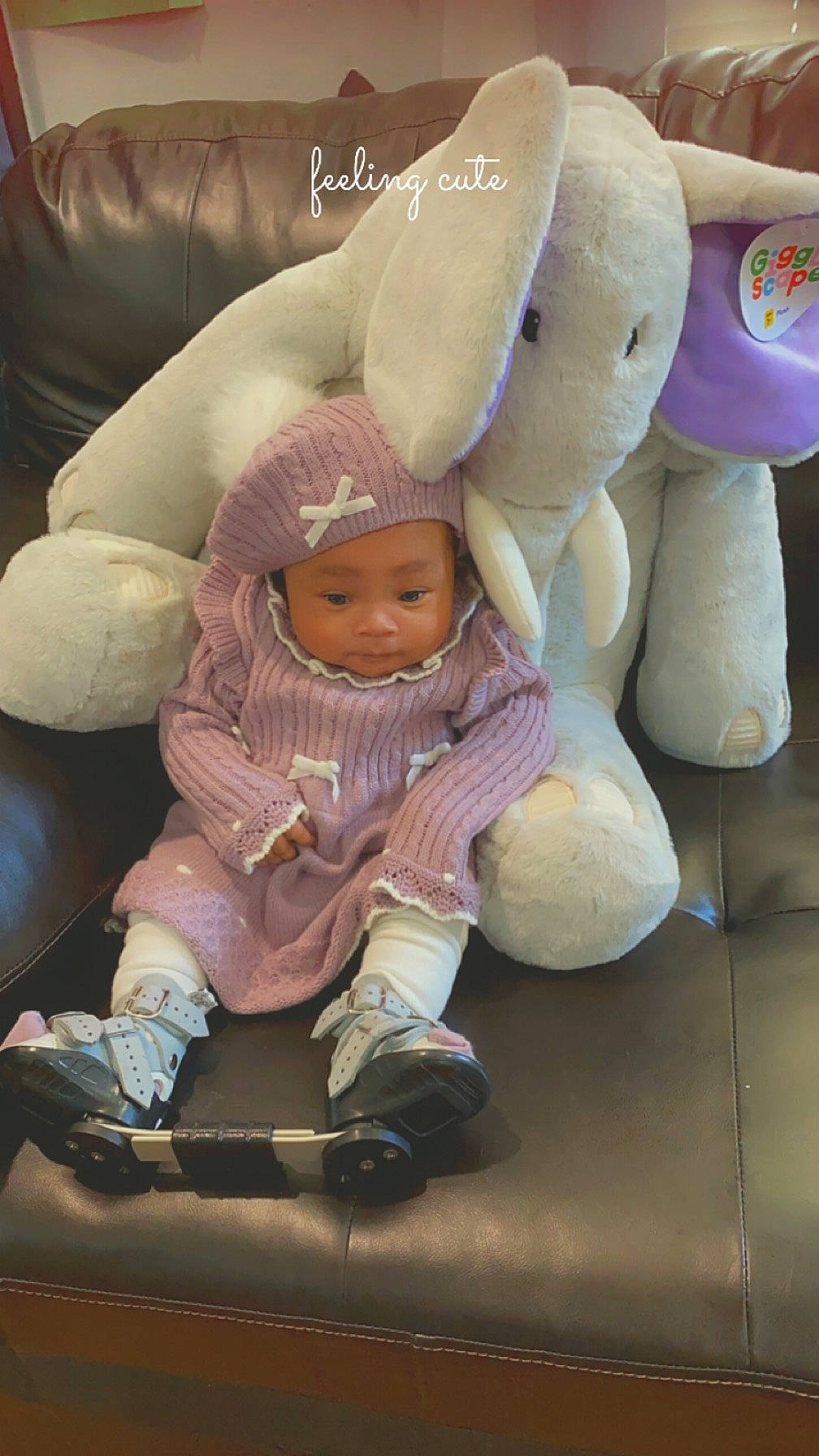 Valerie Unique joined the competition — help win amazing prizes! baby, baby_products, baby_toddler_clothing, cap, car_seat, cheek, child, comfort, flooring, fun, fur, headwear, linens, person, plush, room, sitting, stuffed_toy, teddy_bear, toddler