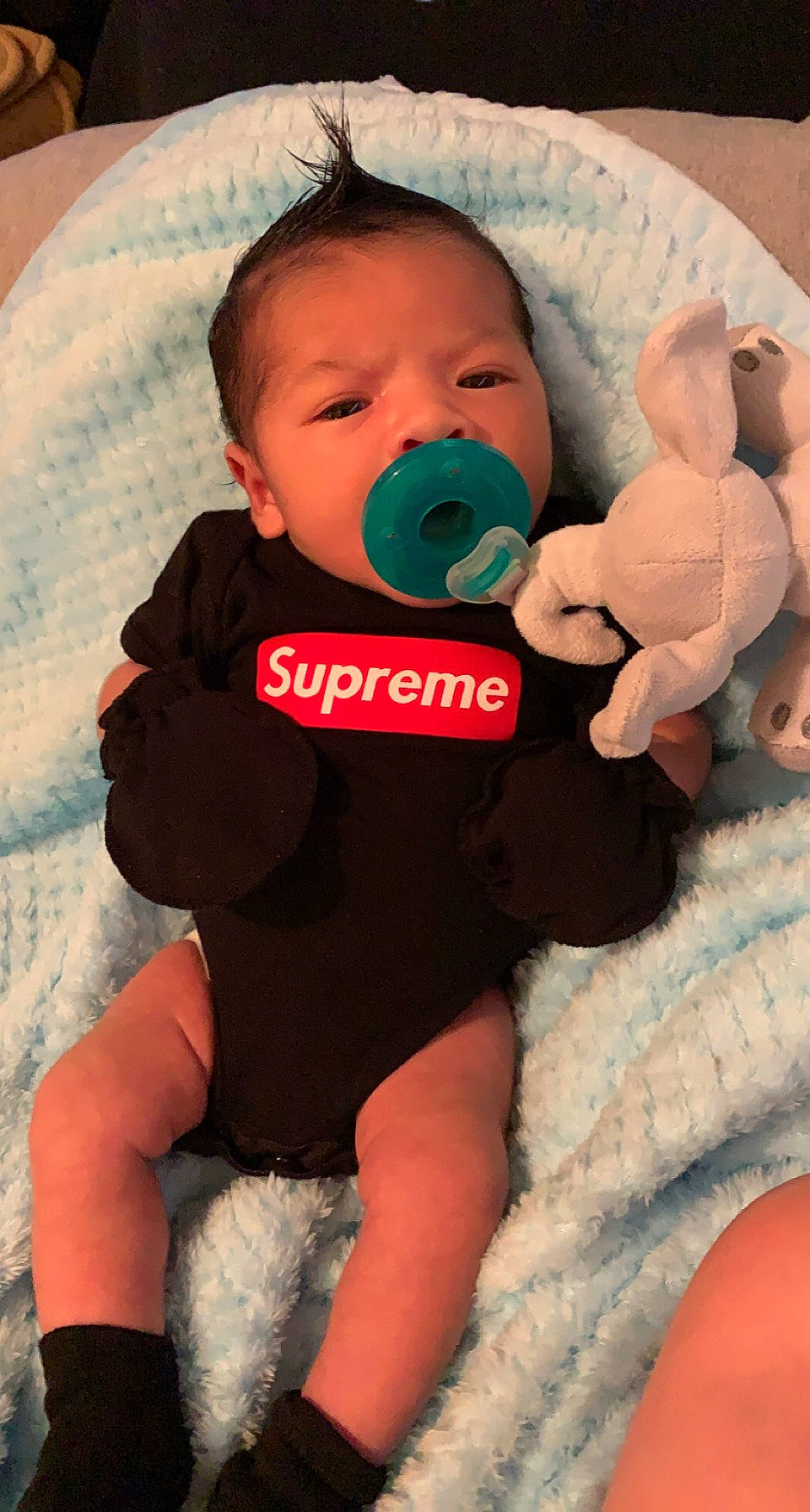 Zachariah joined the competition — help win amazing prizes! baby_playing_with_toys, baby_toddler_clothing, blue, cheek, chin, comfort, eye, green, happy, human_body, iris, mouth, neck, nose, person, photograph, product, skin, sleeve, textile