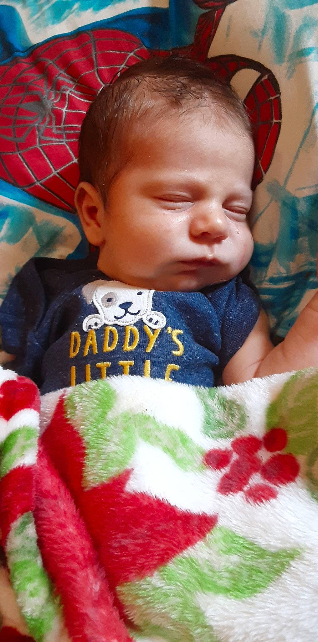 Hunter joined the competition — help win amazing prizes! arm, baby, baby_toddler_clothing, cheek, chin, eye, face, facial_expression, green, hand, head, human_body, leaf, lip, mouth, nose, organ, outerwear, person, product