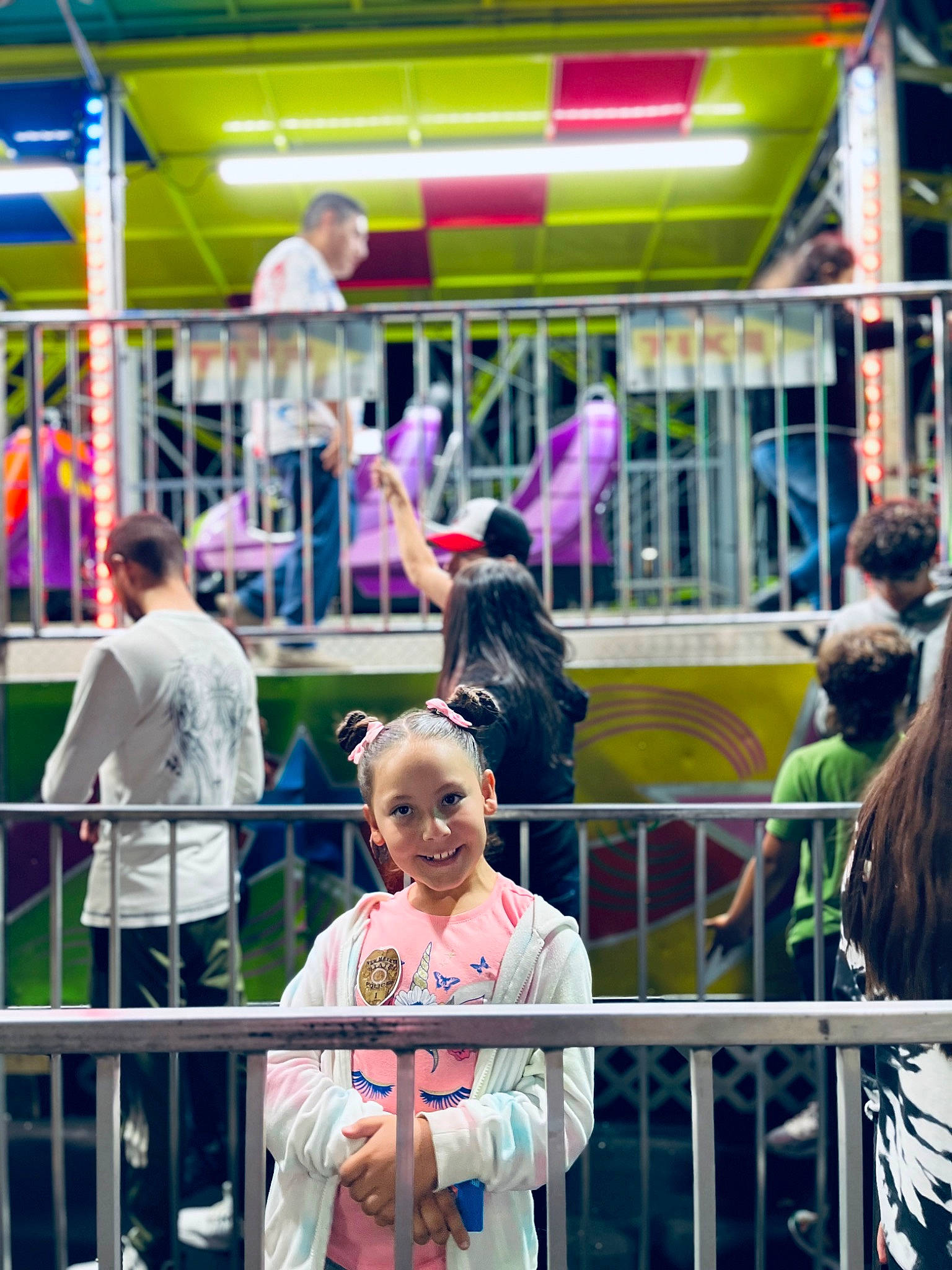 Amaya joined the competition — help win amazing prizes! amusement_park, amusement_ride, child, city, crowd, event, fair, fence, fun, hat, joy, leisure, magenta, nonbuilding_structure, person, playground, public_event, purple, recreation, t_shirt