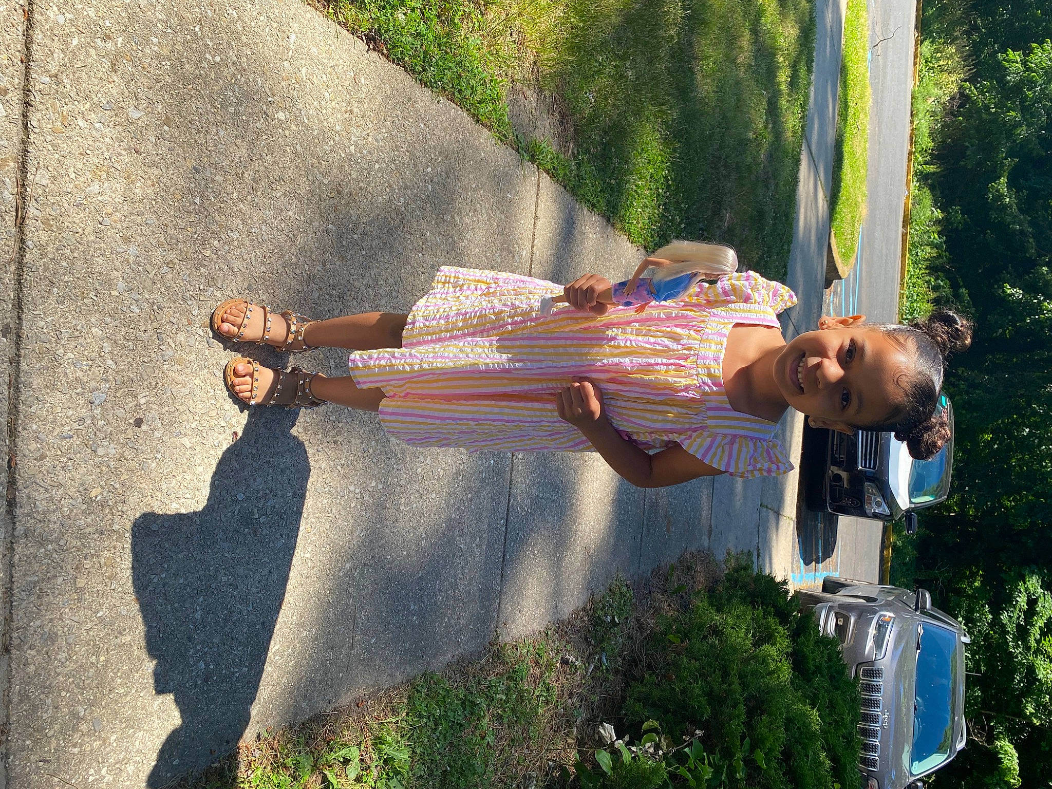 Kaylee Sofia Marie is registered to the contest to win money with this photo: daytime, fun, grass, happy, joy, landscape, leisure, people_in_nature, person, plant, shadow, sunlight, tints_and_shades, tree, vacation