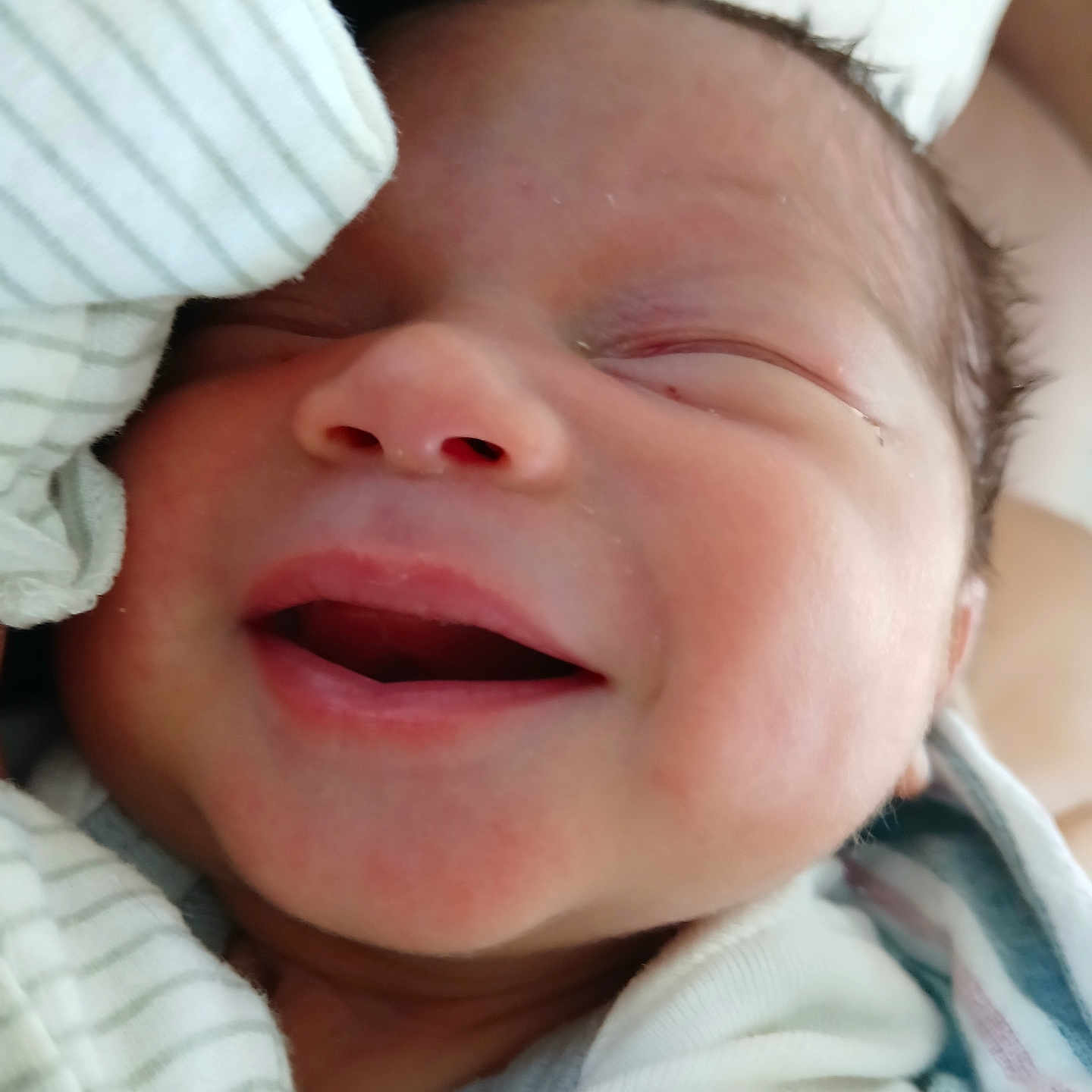 Erick joined the competition — help win amazing prizes! adorable, baby, baby_clothes, blanket, child, closeup, cute, face, human, infant, newborn, newborn_baby, peaceful, portrait, skin, sleeping, smiling, soft, tiny, wrapped