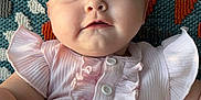 Millie is registered to the contest to win money with this photo: baby, blouse, clothing, cushion, dress, face, happy, head, homedecor, newborn, pants, person, photography, portrait, quilt, selfie, shirt, sitting, smile, t_shirt