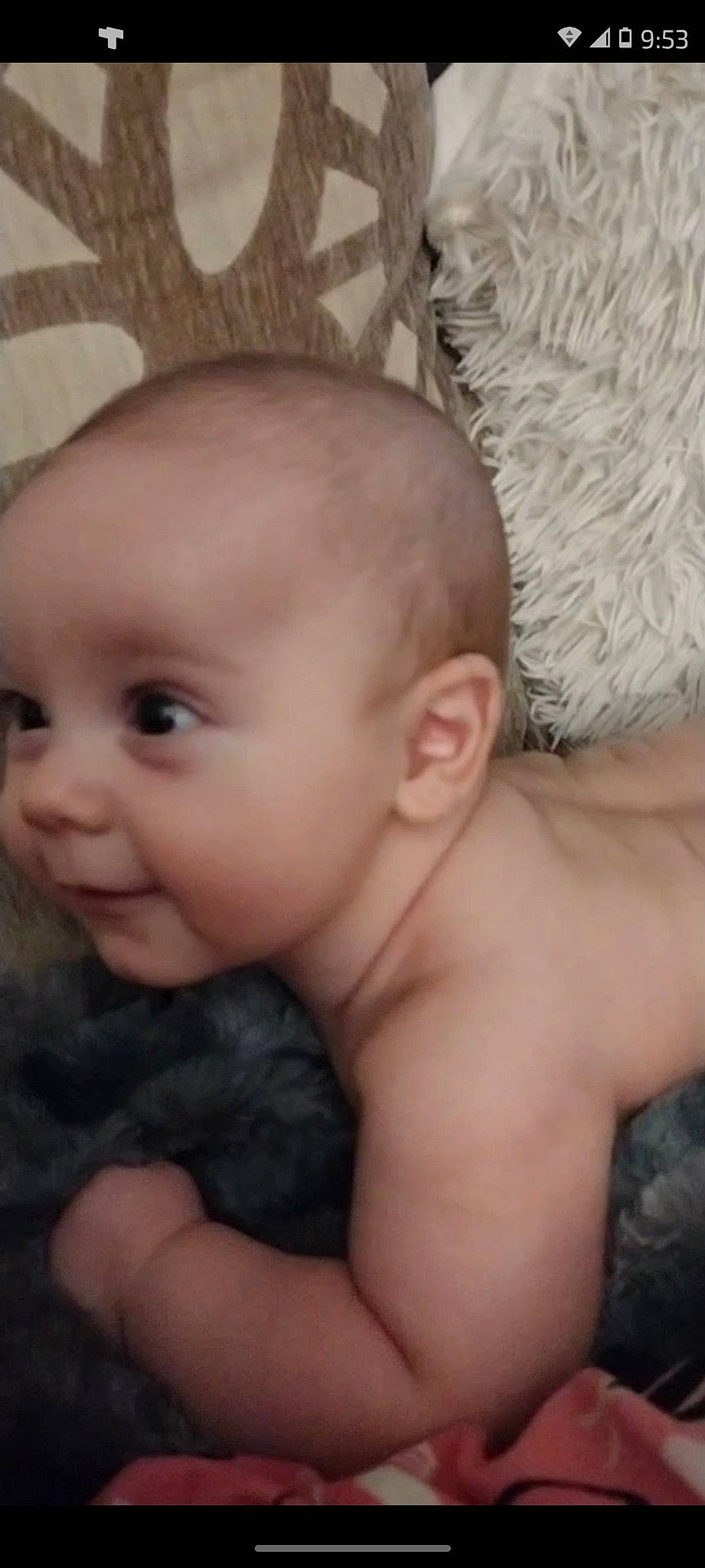 Jaxon joined the competition — help win amazing prizes! baby, baby_toddler_clothing, cheek, chest, chin, ear, eye, eyebrow, eyelash, finger, forehead, hair, human_body, iris, lip, mammal, muscle, nose, person, skin