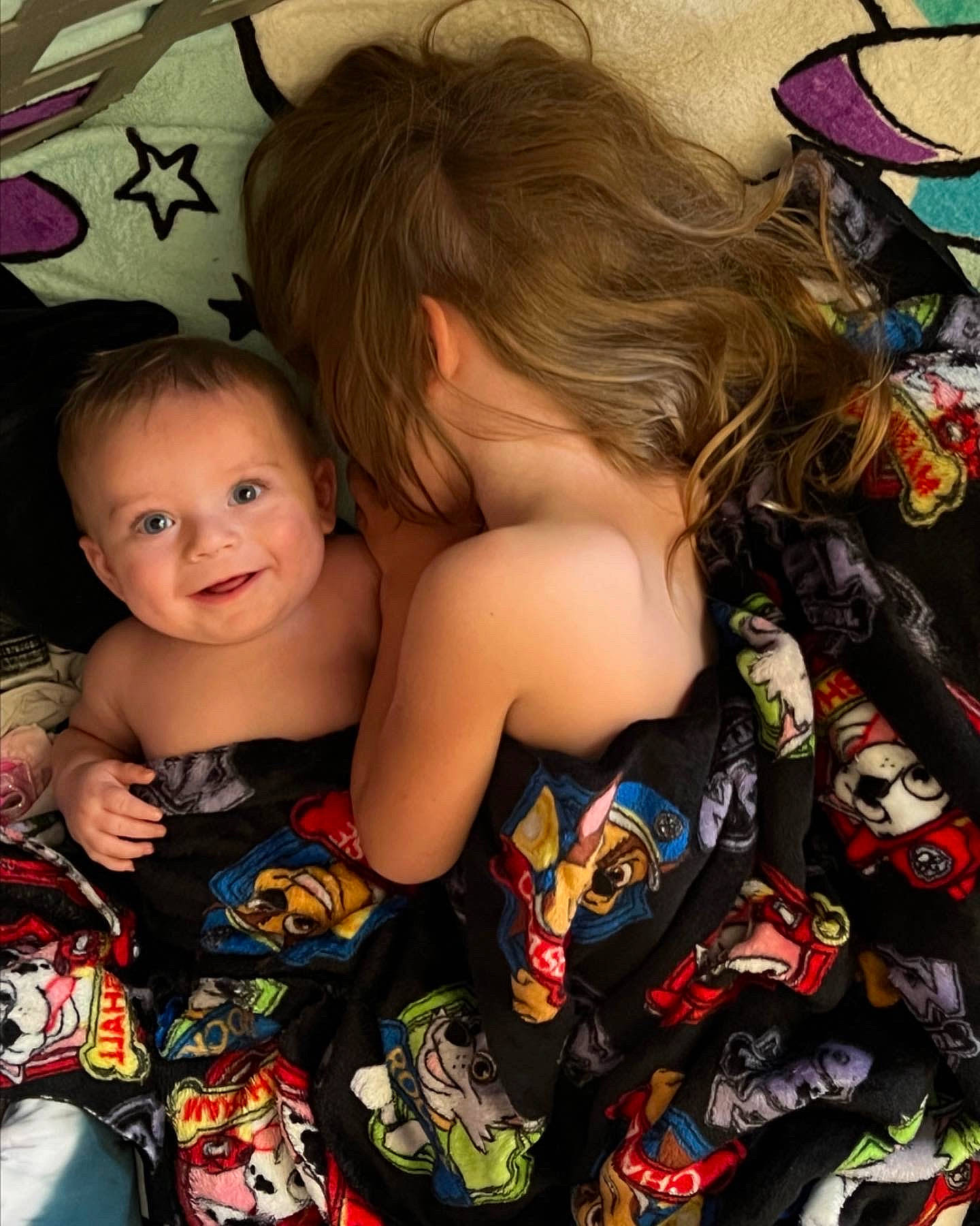 Graysen joined the competition — help win amazing prizes! baby, bangs, beauty, brown_hair, chest, child, event, fashion_accessory, fun, hairstyle, happy, human, joy, pattern, person, photography, sitting, smile, temporary_tattoo, toddler