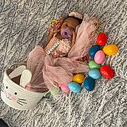 Frankie is registered to the contest to win money with this photo: accessories, balloon, basket, candy, child, clothing, face, female, food, girl, hat, head, homedecor, jewelry, necklace, person, photography, portrait, purple, sweets