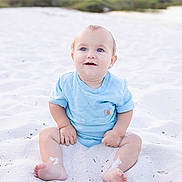 Ryker is registered to the contest to win money with this photo: baby, barefoot, beach, blue_shirt, child, cute, grass, happy, infant, nature, outdoor, playful, portrait, sand, sitting, skin, smile, summer, sunlight, young