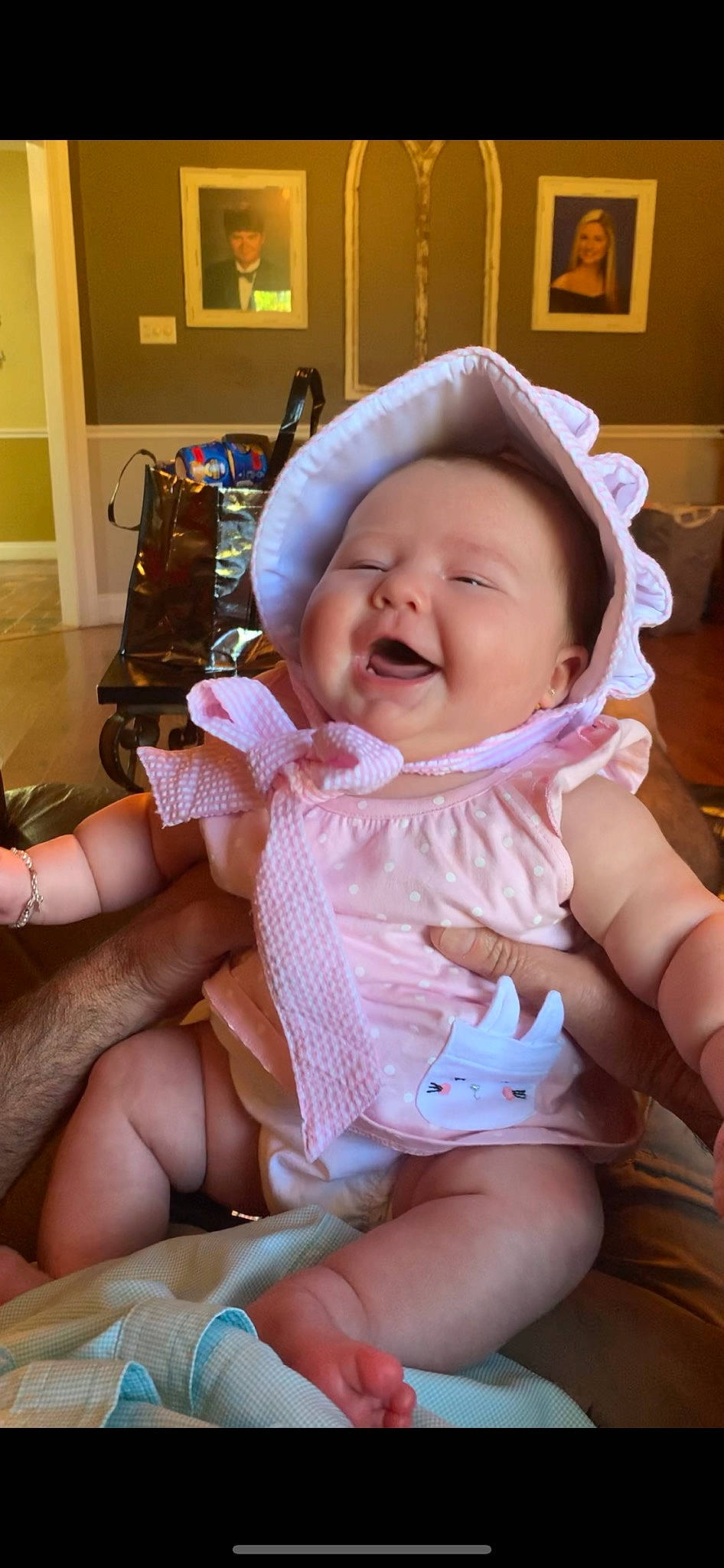 Paisleigh joined the competition — help win amazing prizes! baby, blurred, cheek, child, facial_expression, joy, person, smile, toddler