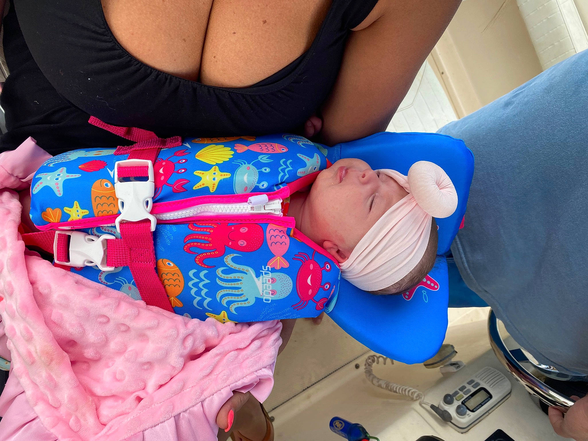 Brynleigh joined the competition — help win amazing prizes! baby, baby_products, baby_toddler_clothing, baseball_cap, blue, child, comfort, elbow, electric_blue, finger, hat, headwear, human_leg, joint, nail, pattern, person, textile, thigh, toddler