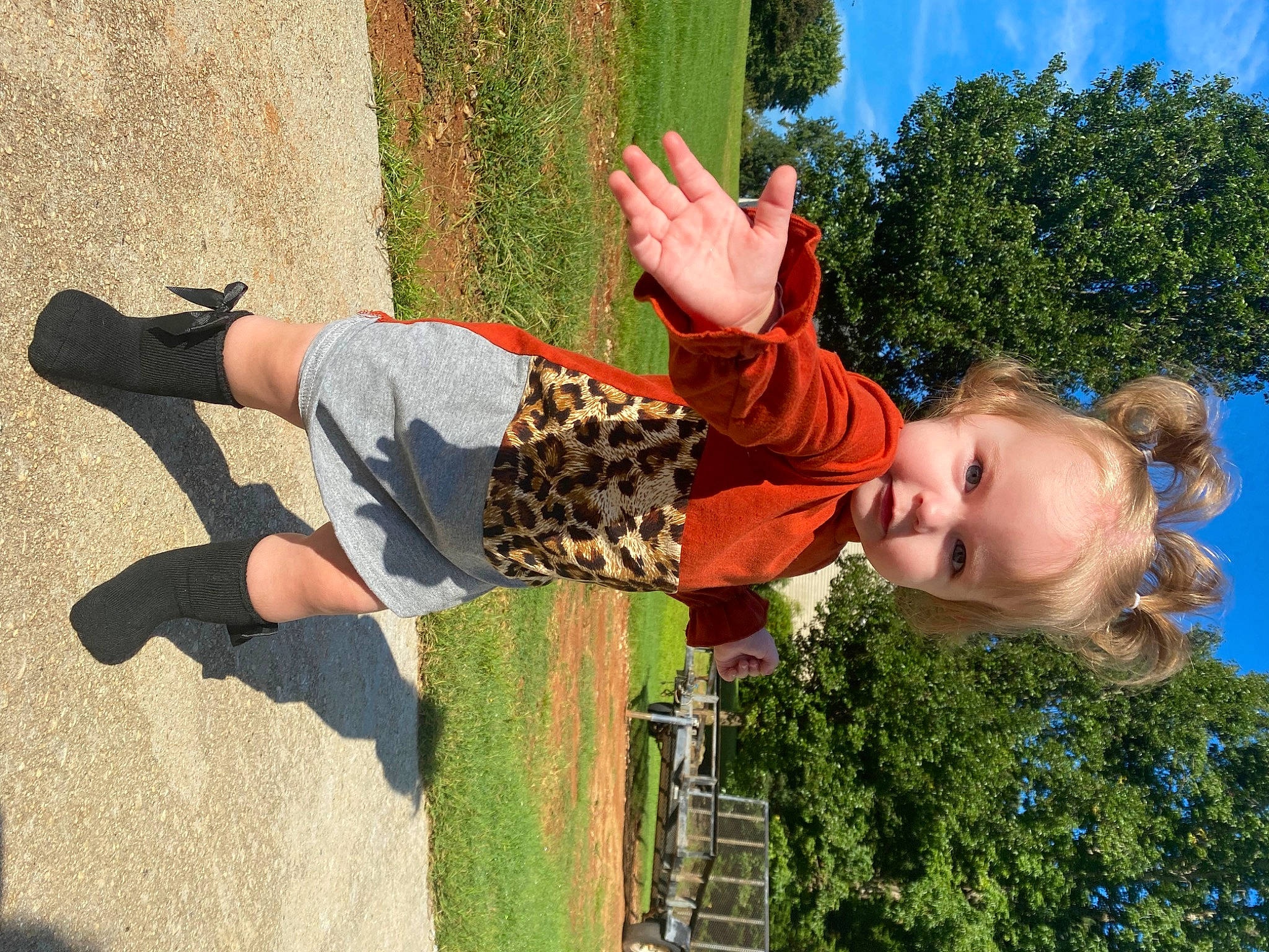 Iris joined the competition — help win amazing prizes! child, fun, grass, green, happy, human_leg, joint, knee, leaf, leisure, people_in_nature, person, plant, recreation, sky, sunlight, t_shirt, thigh, toddler, tree