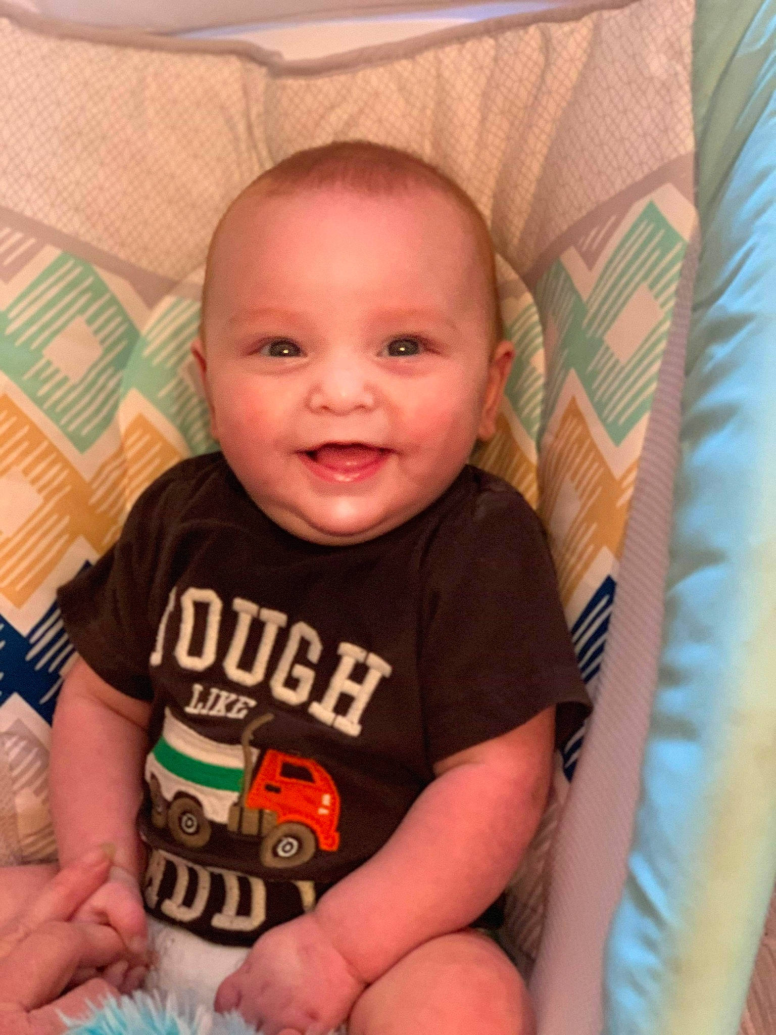 Aylin is registered to the contest to win money with this photo: baby, baby_products, baby_toddler_clothing, cheek, child, eye, face, facial_expression, head, person, product, skin, smile, toddler